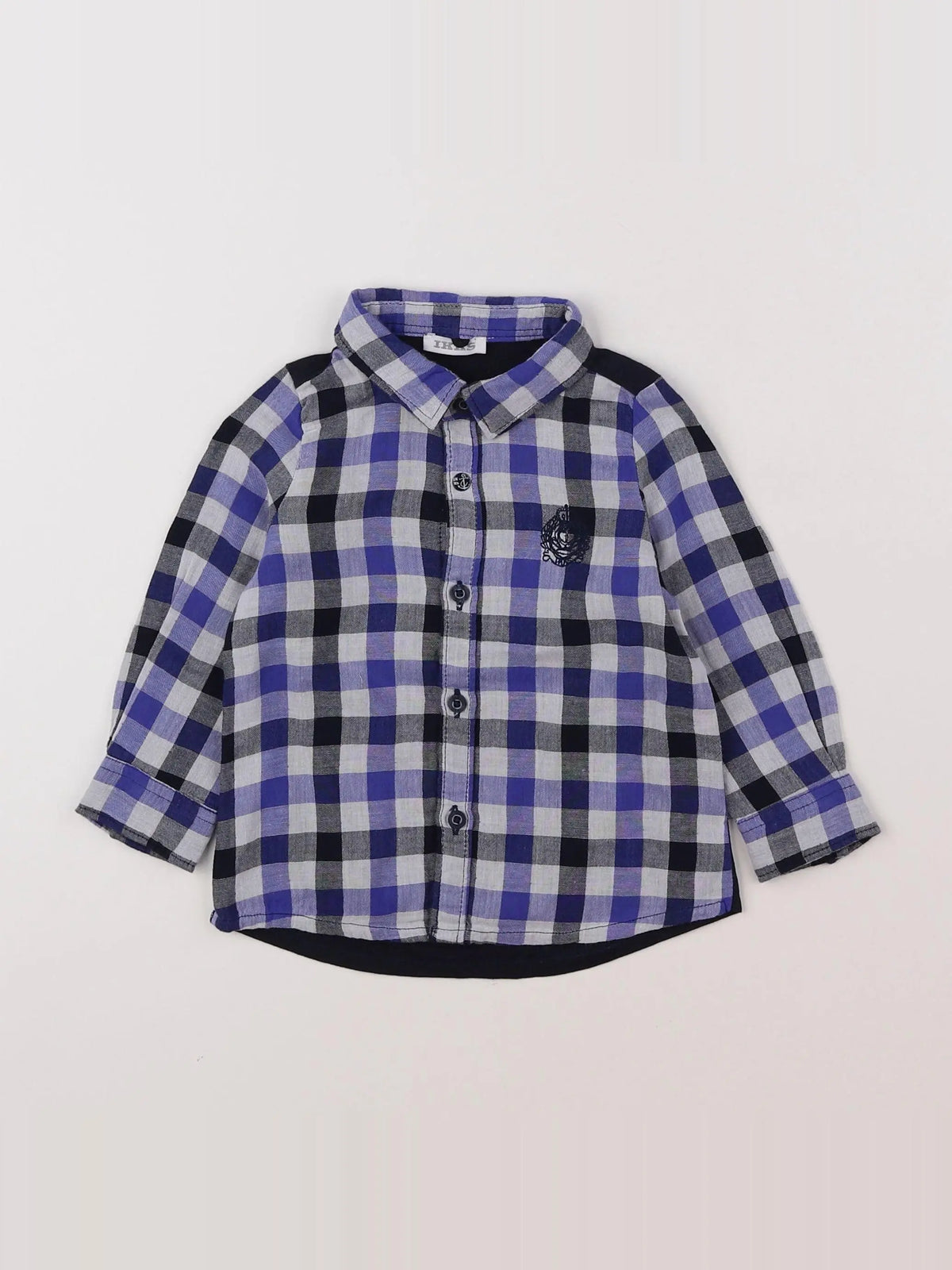 IKKS - chemise bleu - 12 mois