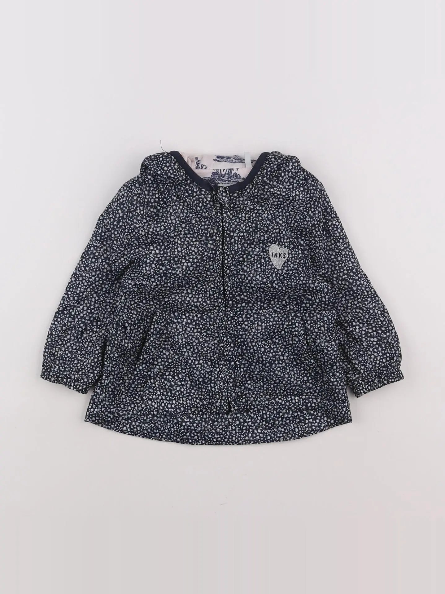 IKKS - coupe-vent bleu - 12 mois