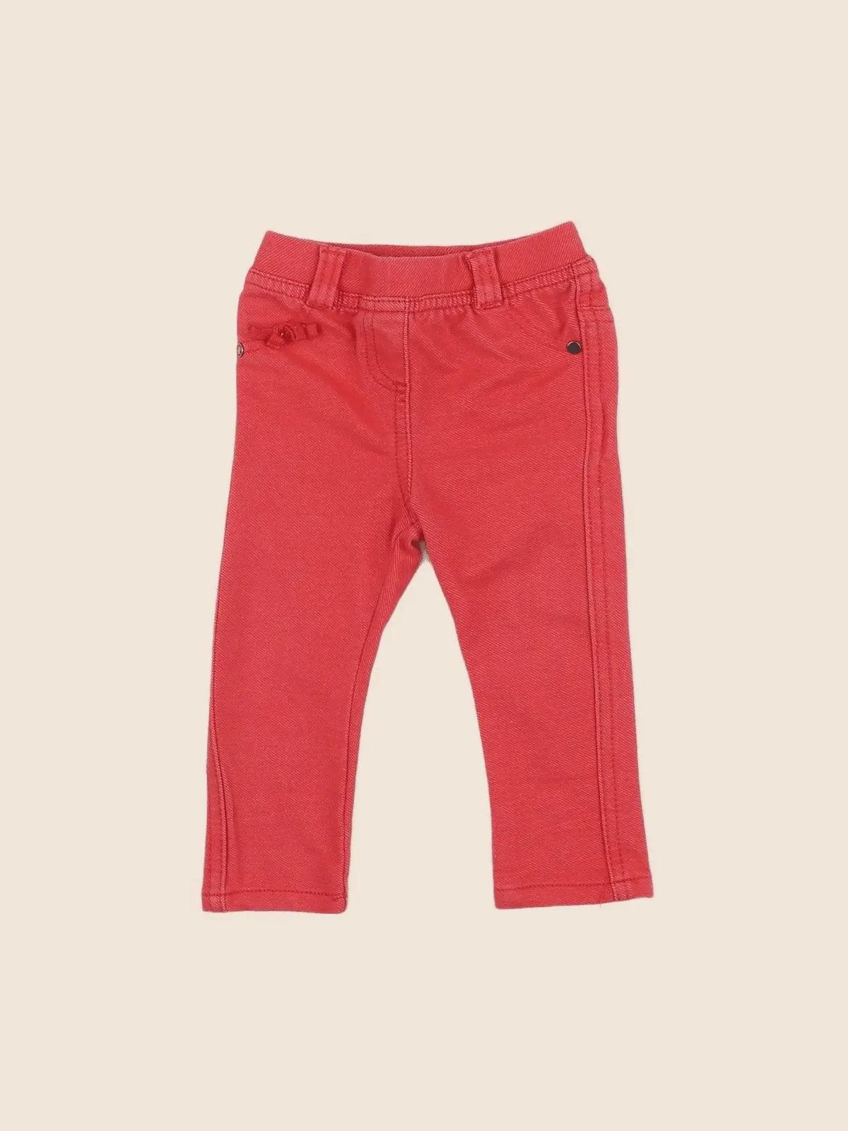 Vertbaudet - jegging rose - 6 mois