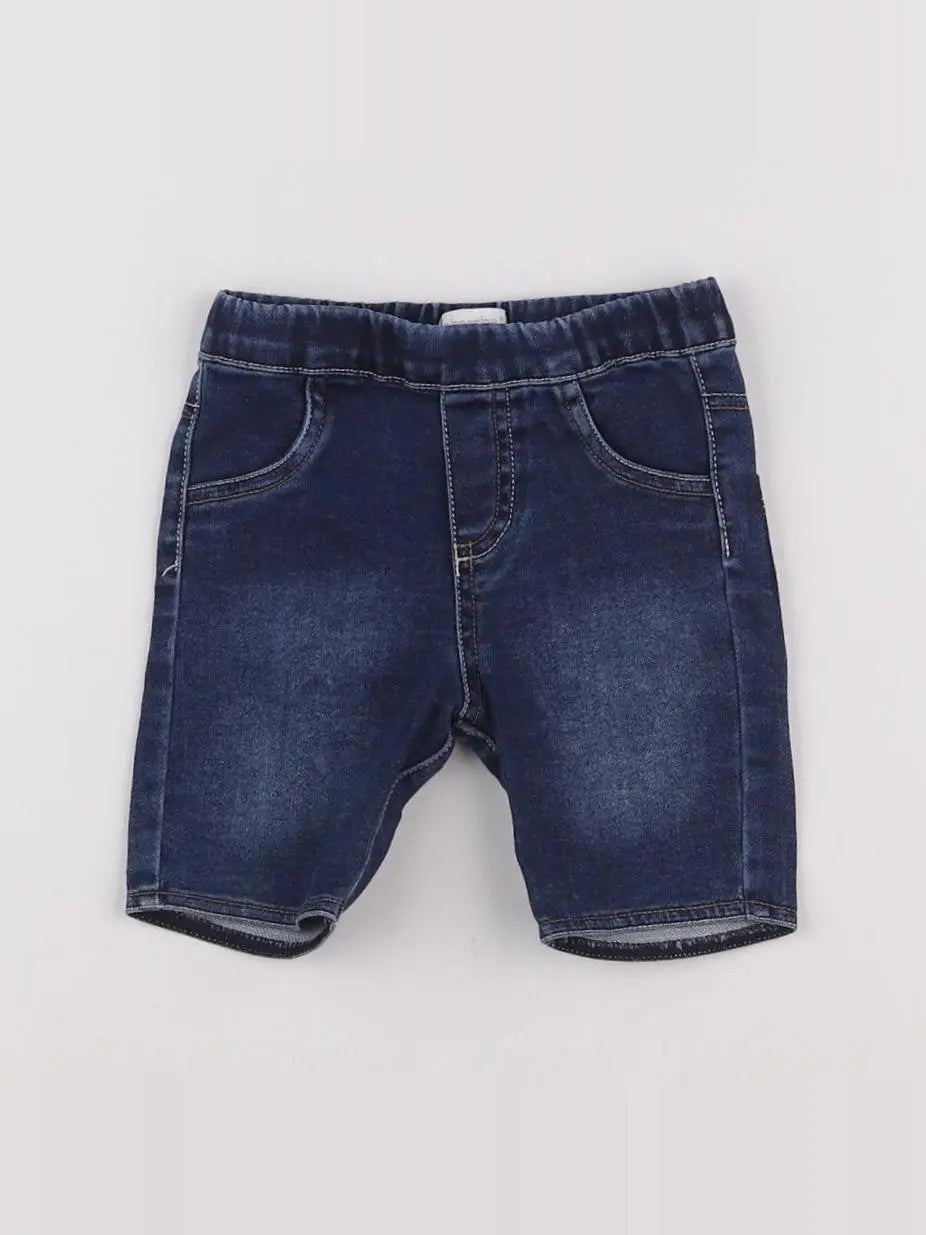 Absorba - short bleu - 9 mois