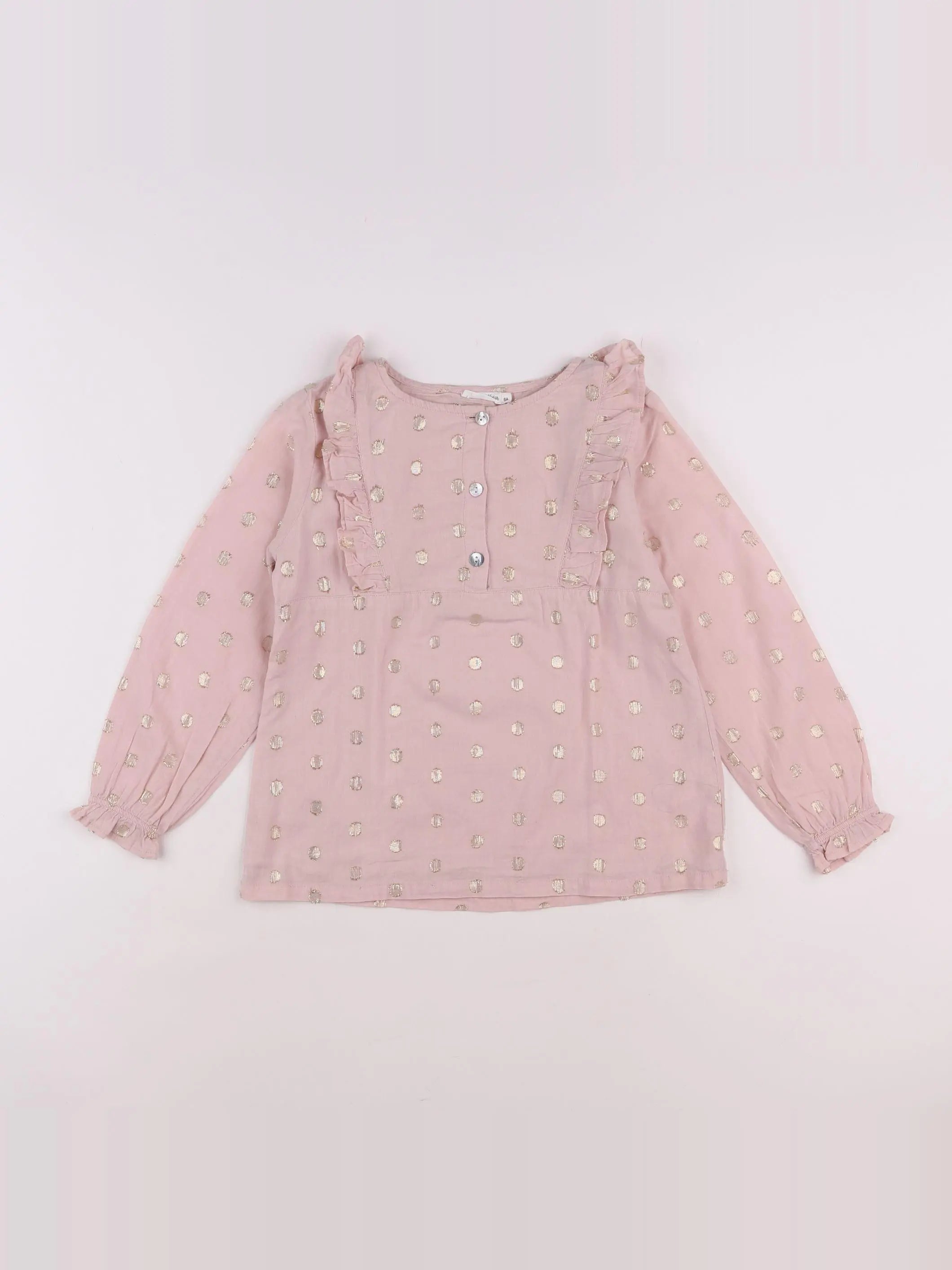 Eden & Victor - blouse rose - 8 ans