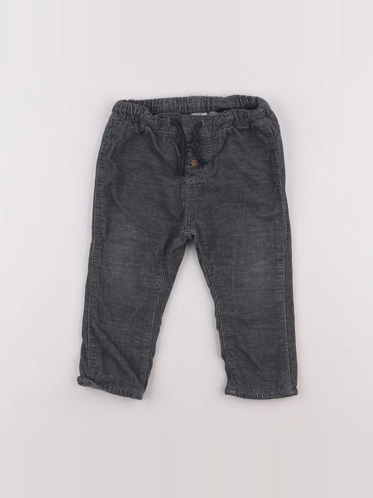 H&M - pantalon gris - 12 mois