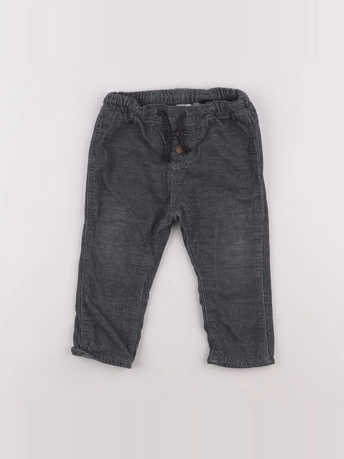 H&M - pantalon gris - 12 mois