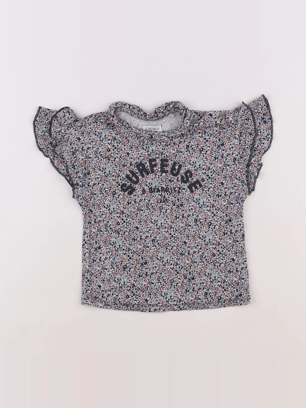 IKKS - tee-shirt bleu - 18 mois