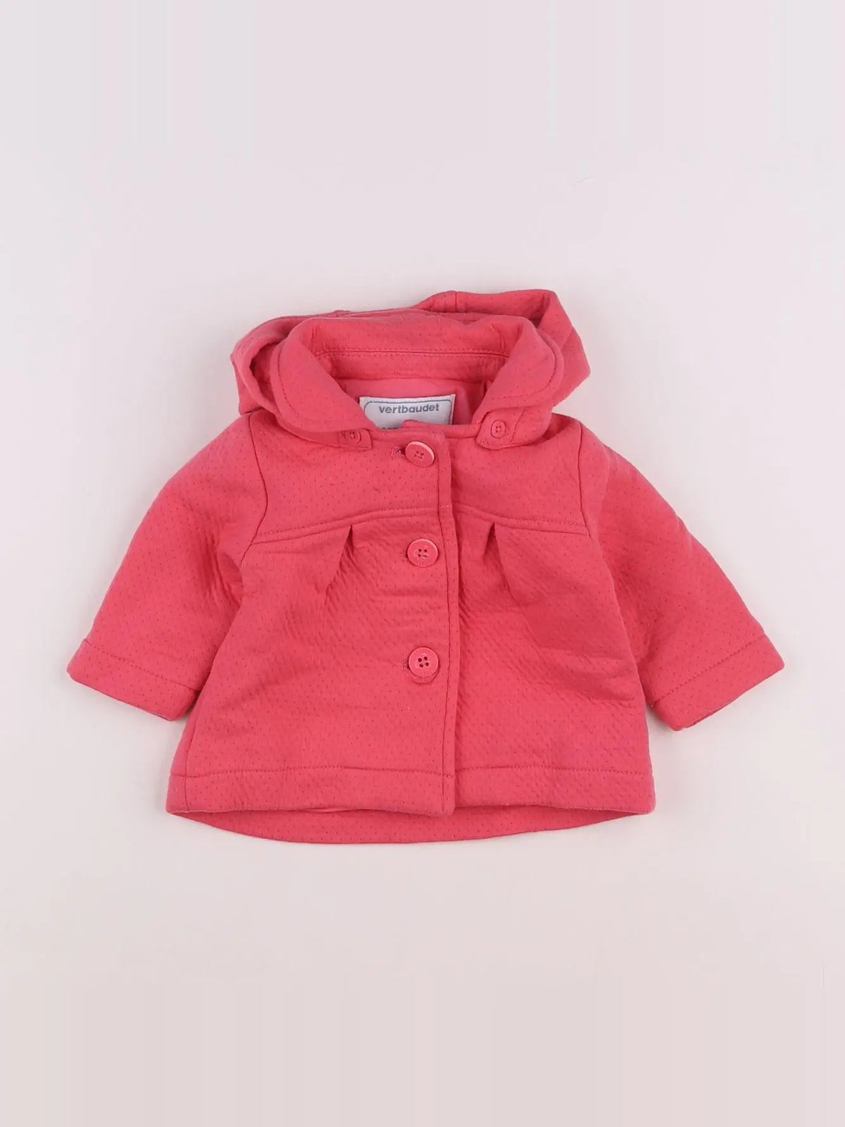 Vertbaudet - veste rose - 6 mois