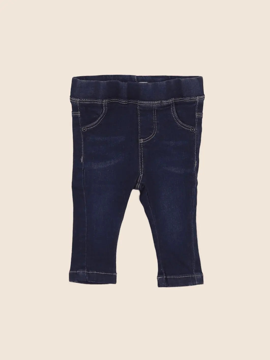 Vertbaudet - jegging bleu - 3 mois