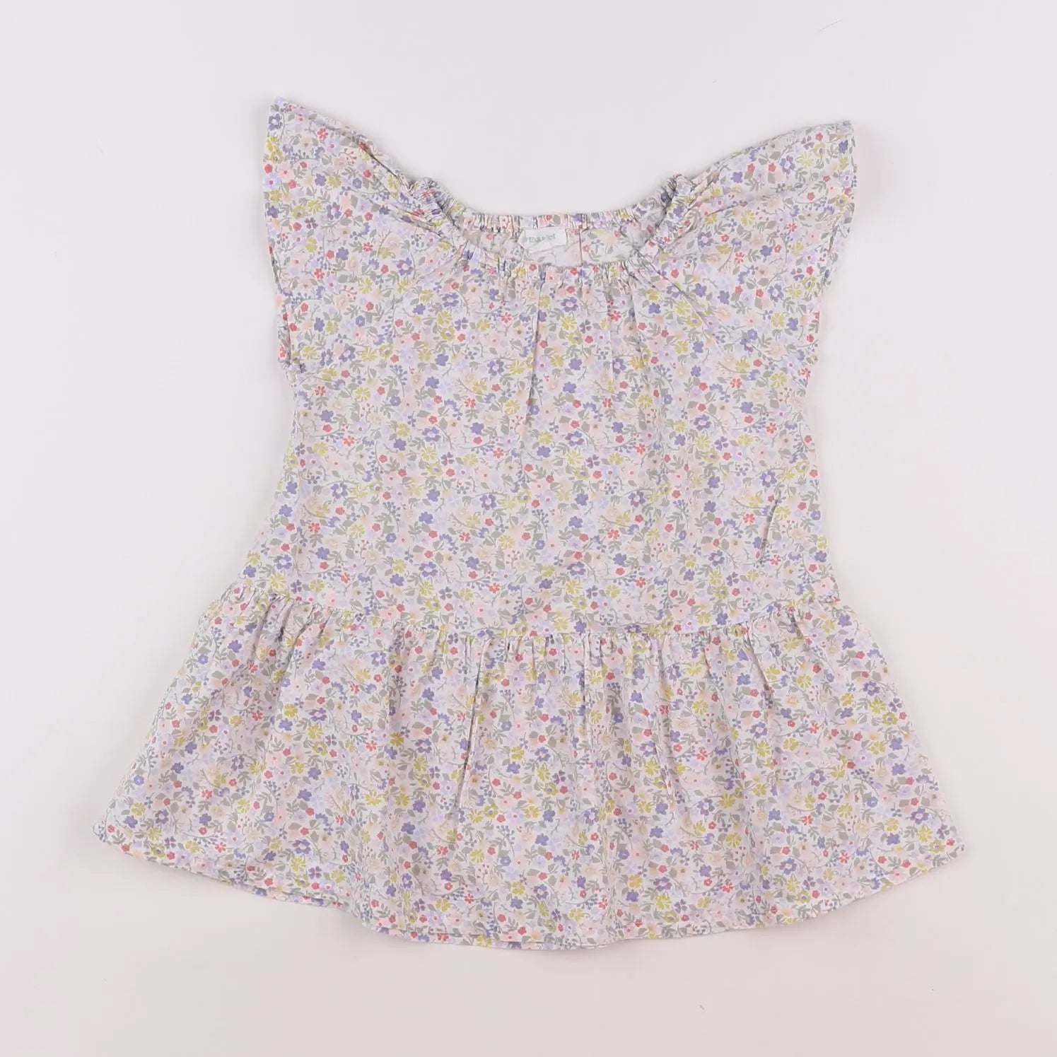 Vertbaudet - robe multicolore - 12 mois