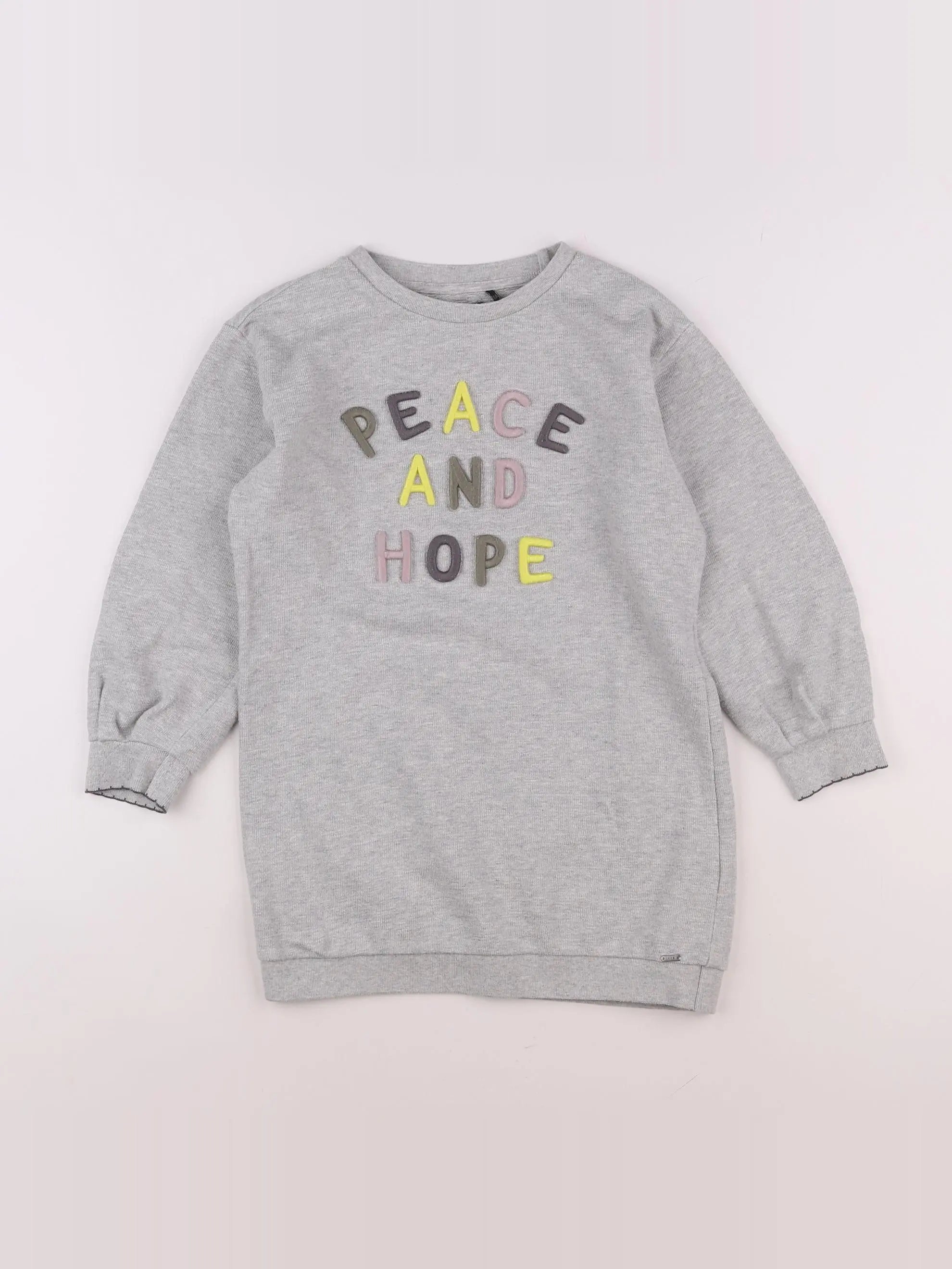 IKKS - robe gris - 8 ans