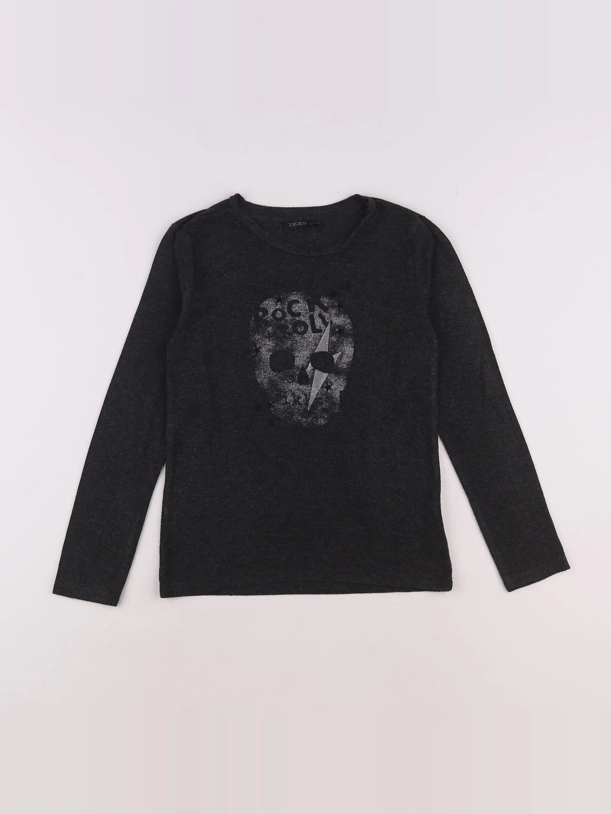 IKKS - tee-shirt gris - 8 ans