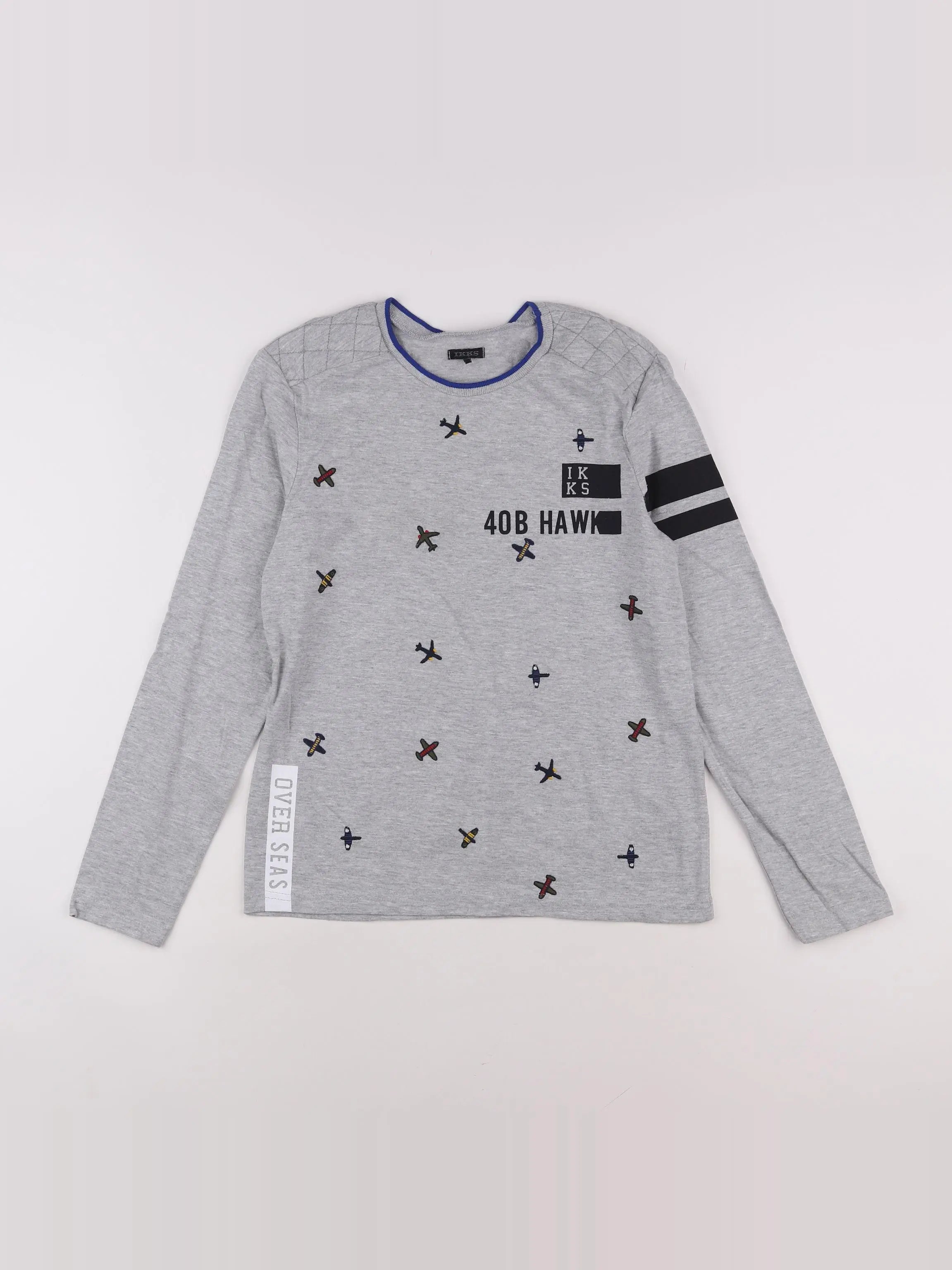 IKKS - tee-shirt gris - 12 ans