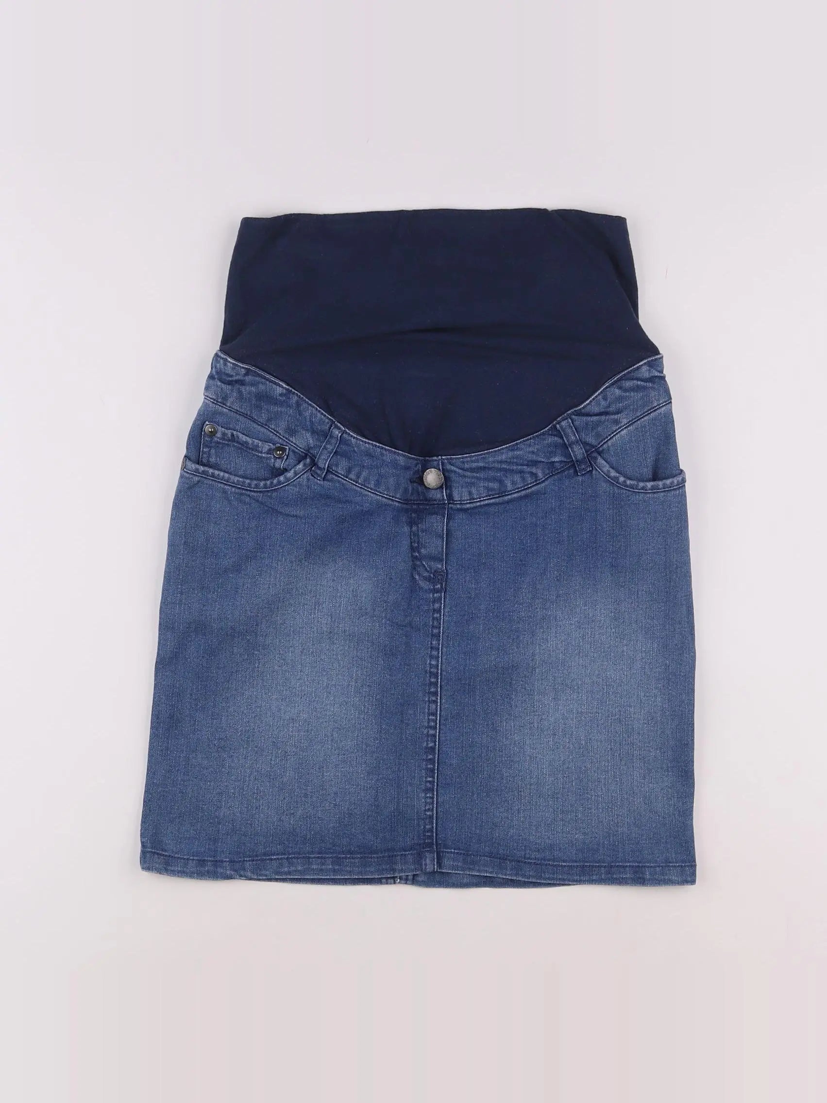 Vertbaudet - jupe grossesse bleu - 36