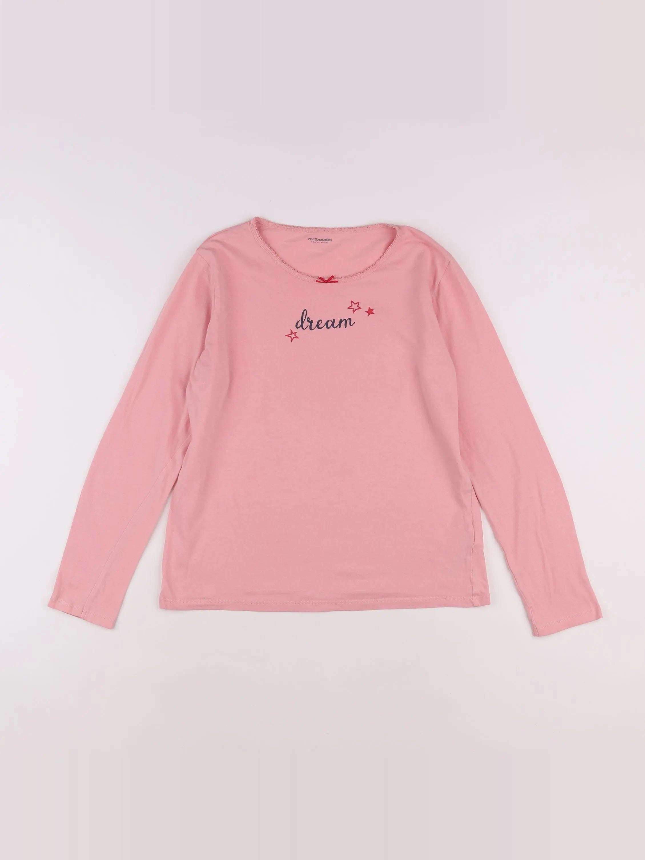 Vertbaudet - maillot de corps rose - 14 ans