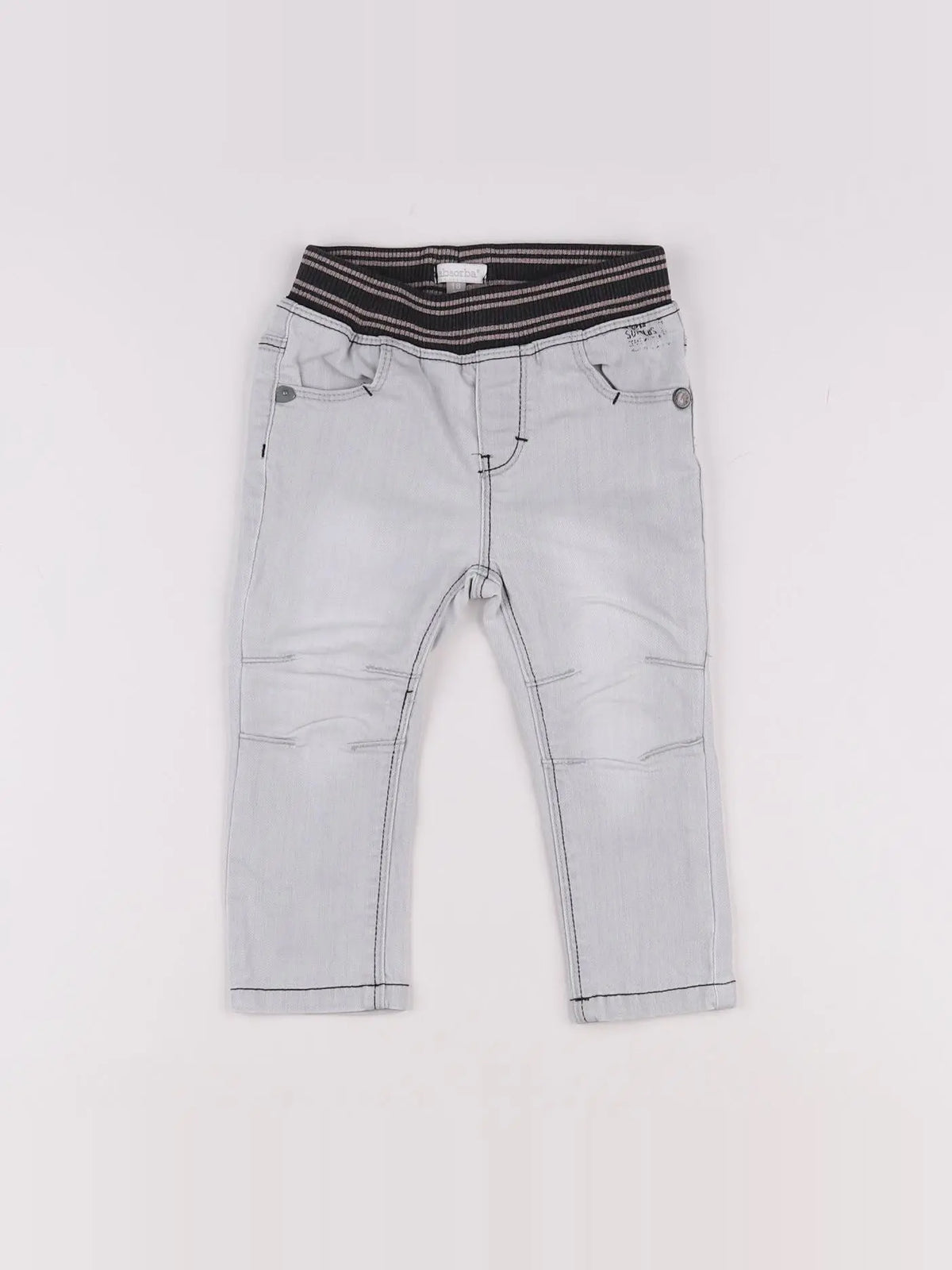 Absorba - jean gris - 18 mois