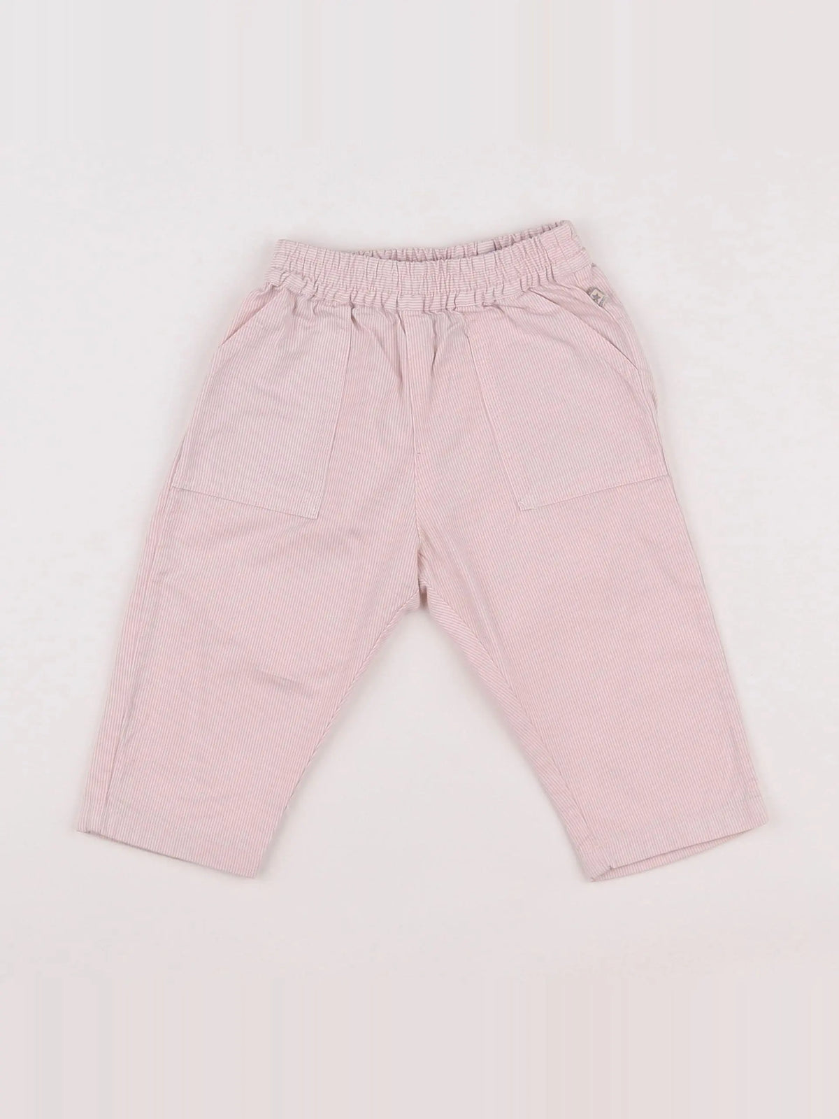 Bonton - sarouel rose - 12 mois