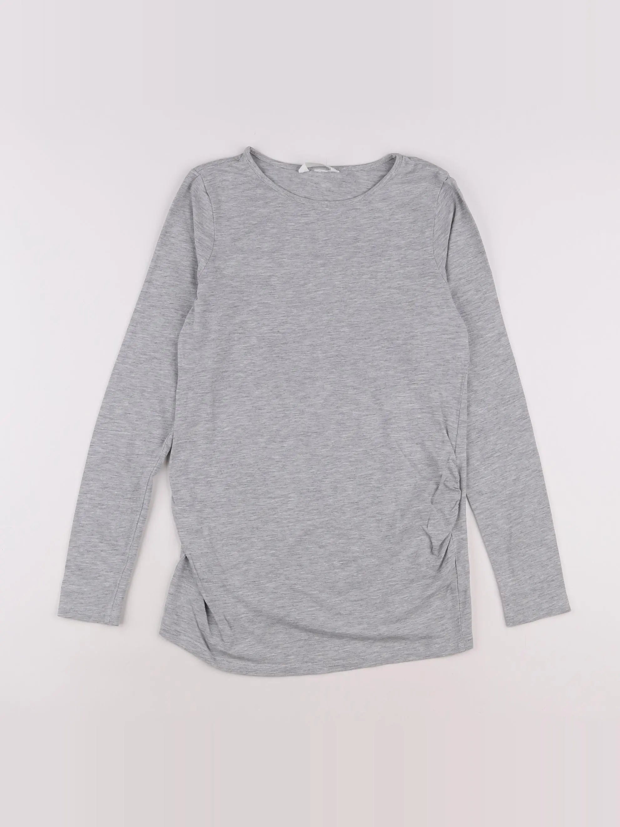 H&M - tee-shirt grossesse gris - 36