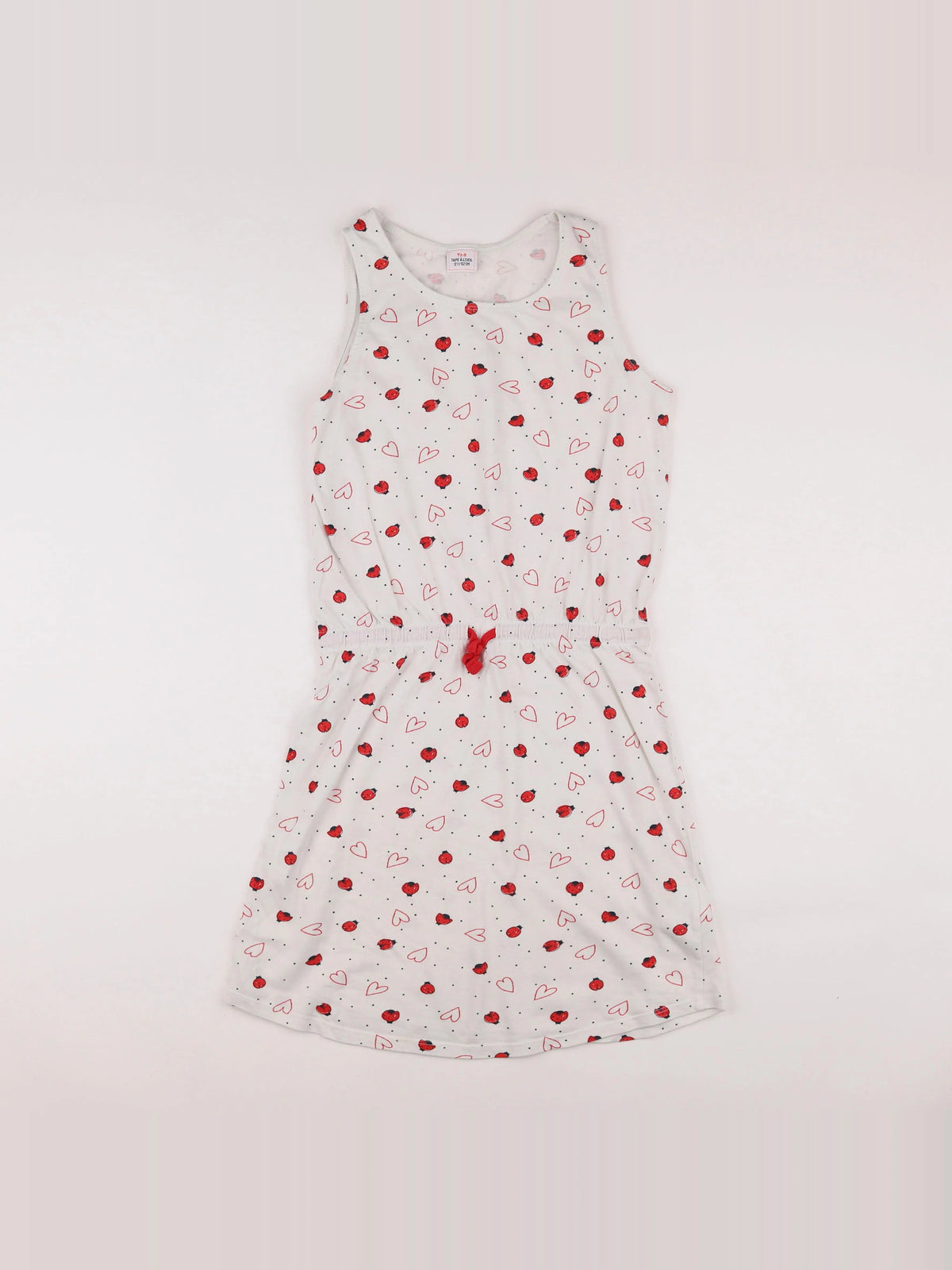 Tape à l'oeil - robe blanc, rouge - 12 ans