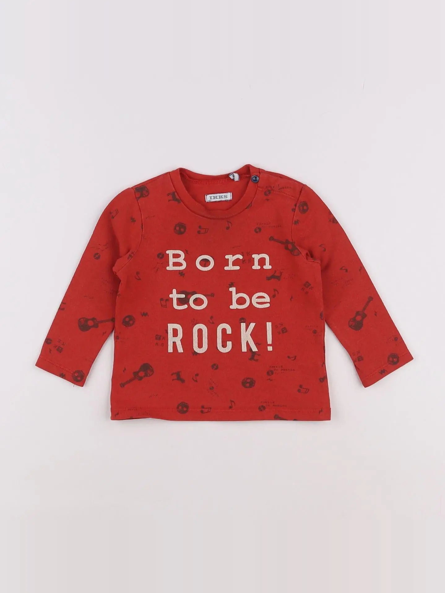 IKKS - tee-shirt rouge - 12 mois