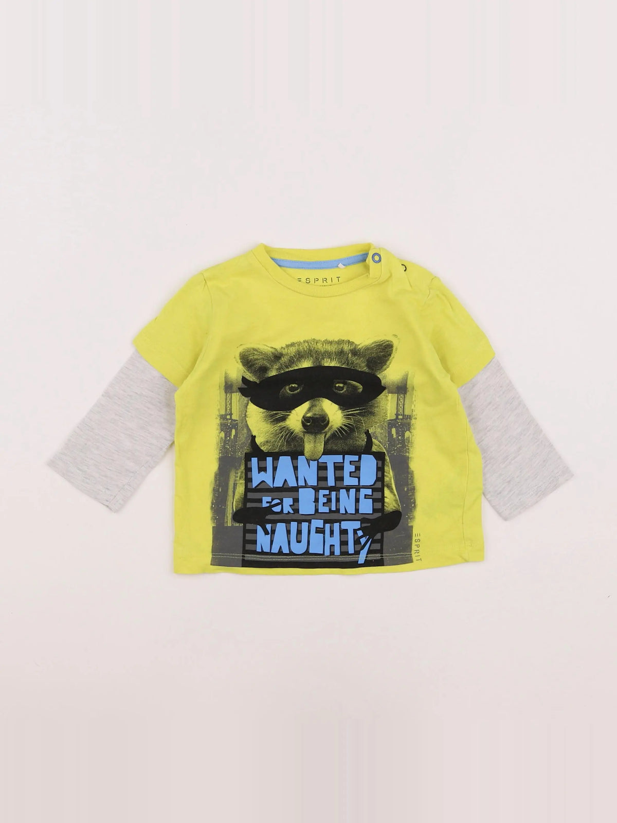 Esprit - tee-shirt jaune - 12 mois