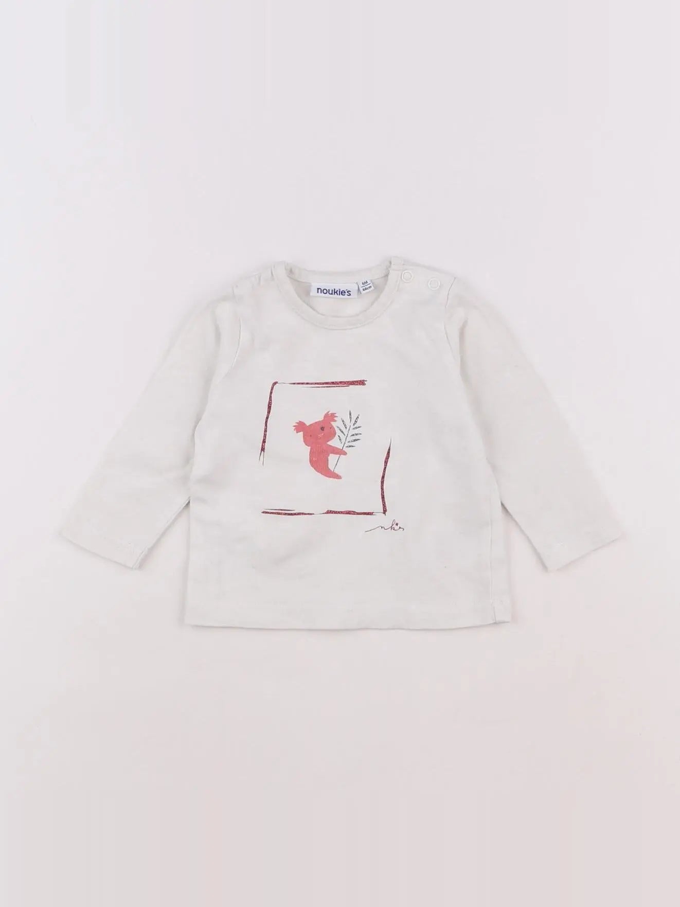 Noukie's - tee-shirt blanc - 6 mois