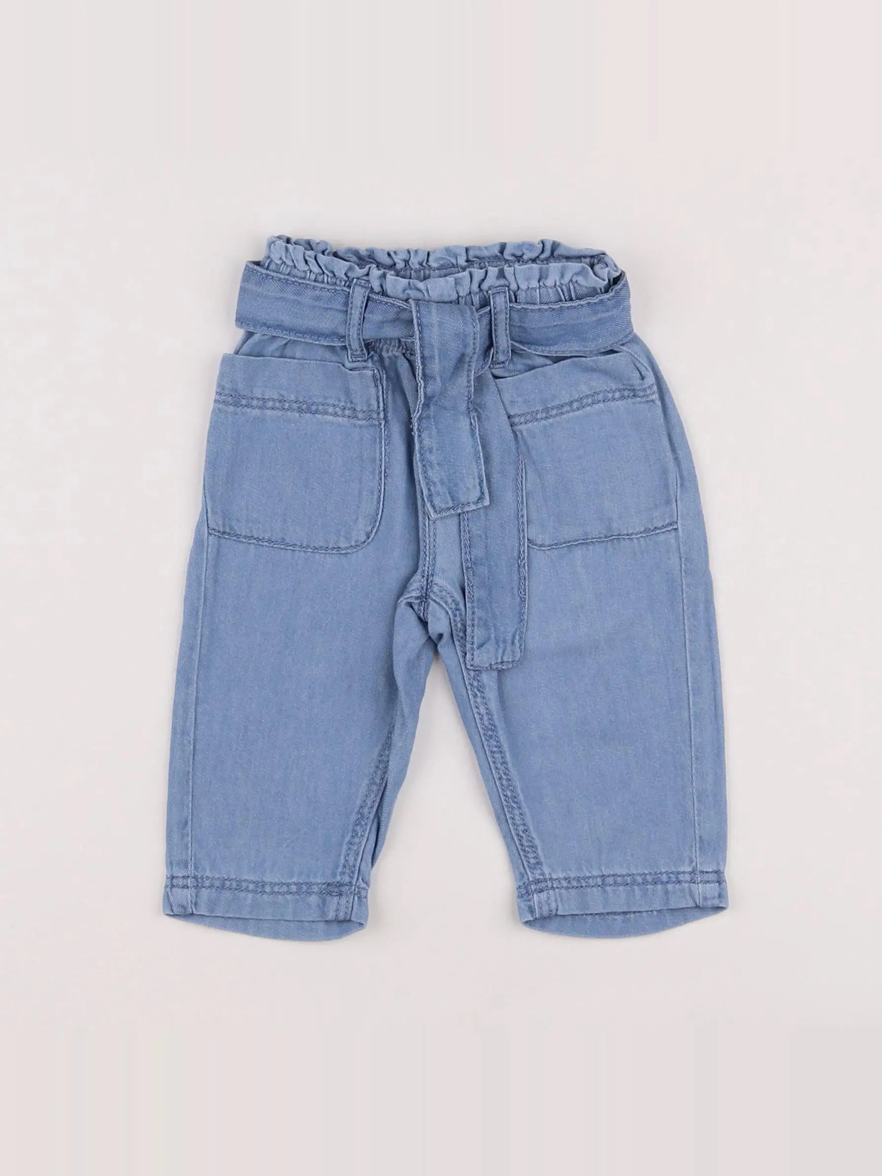 Tape à l'oeil - pantalon bleu - 6 mois