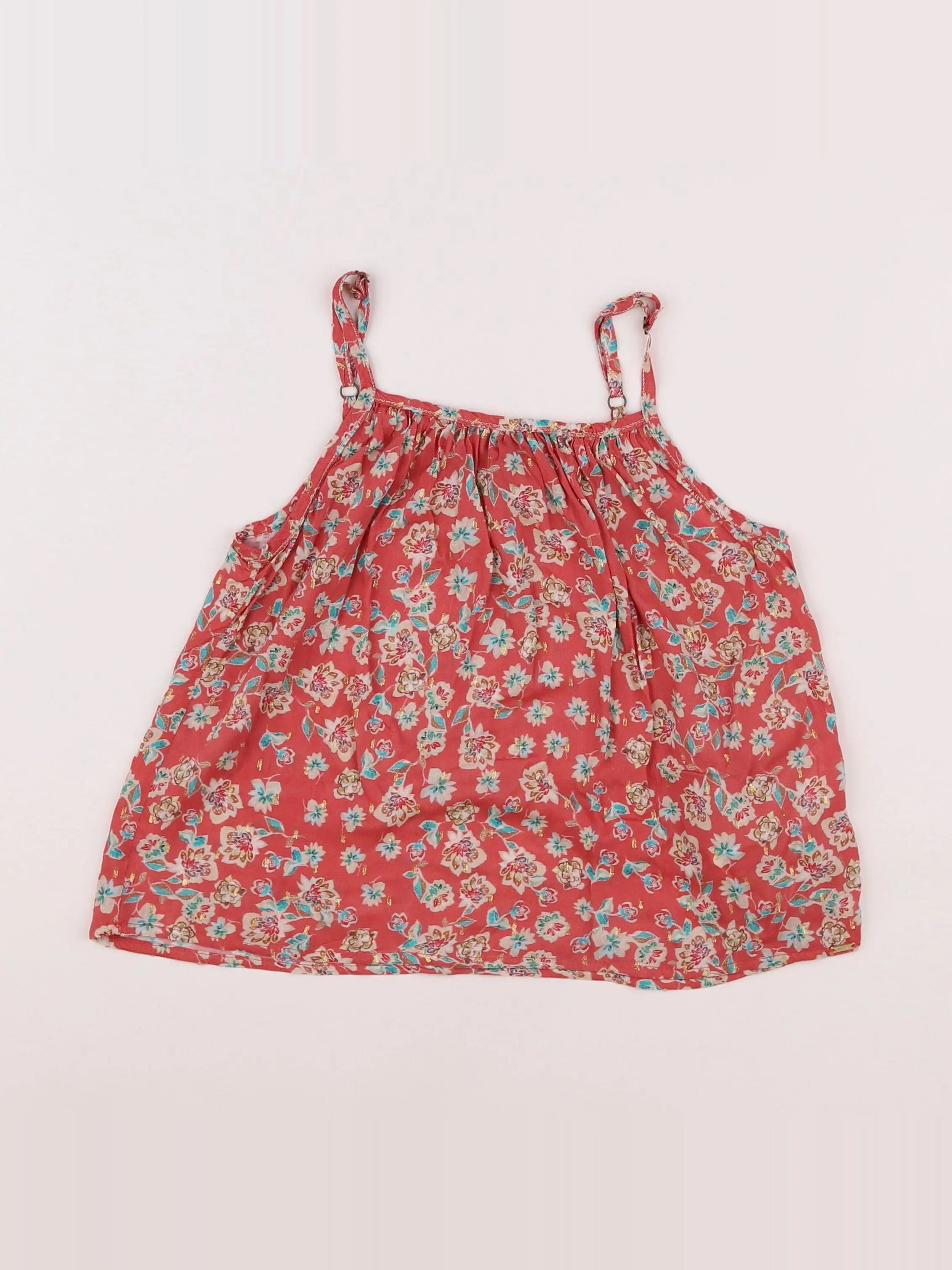IKKS - blouse rouge - 8 ans