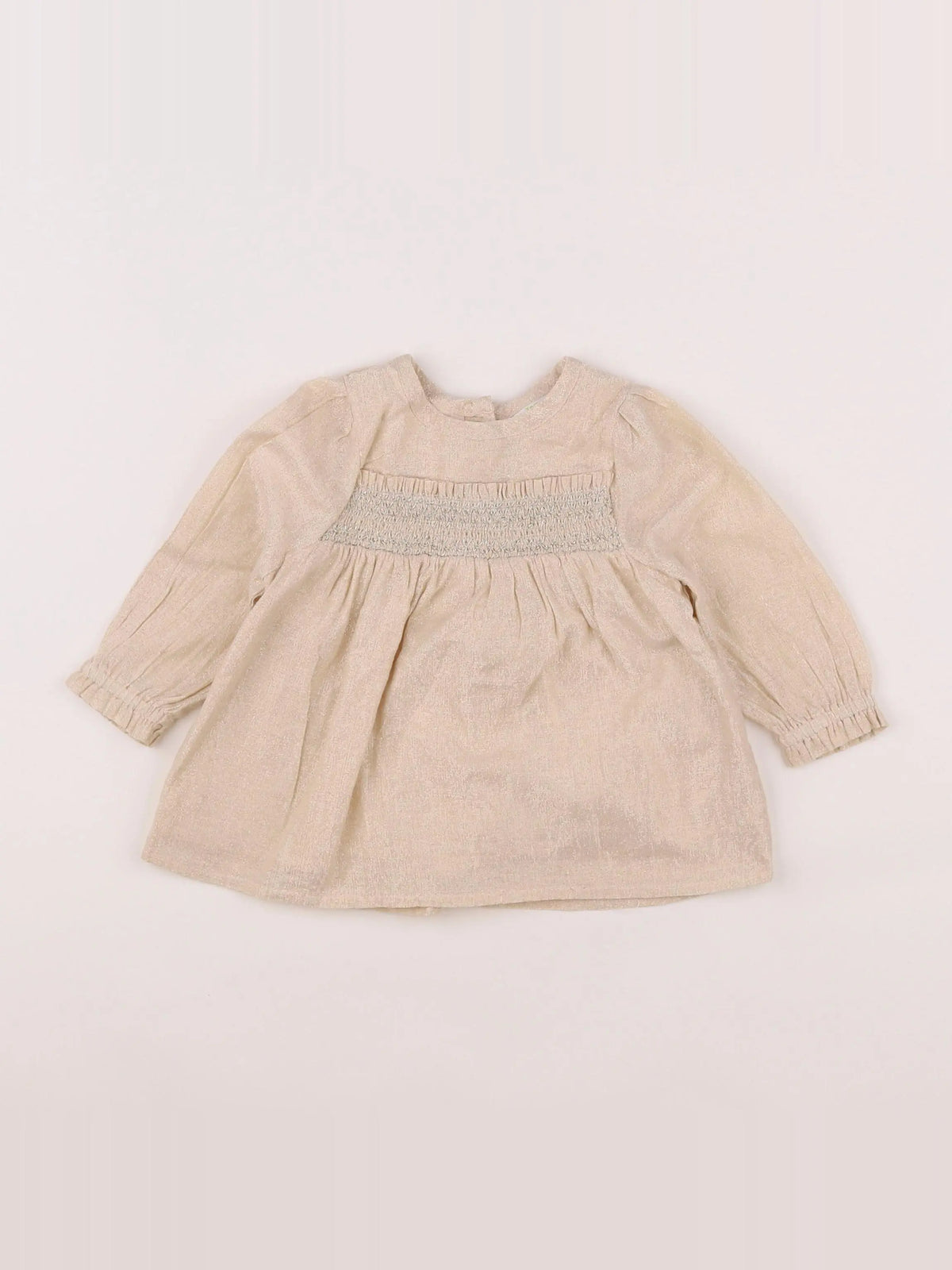 Tape à l'oeil - blouse or - 12 mois