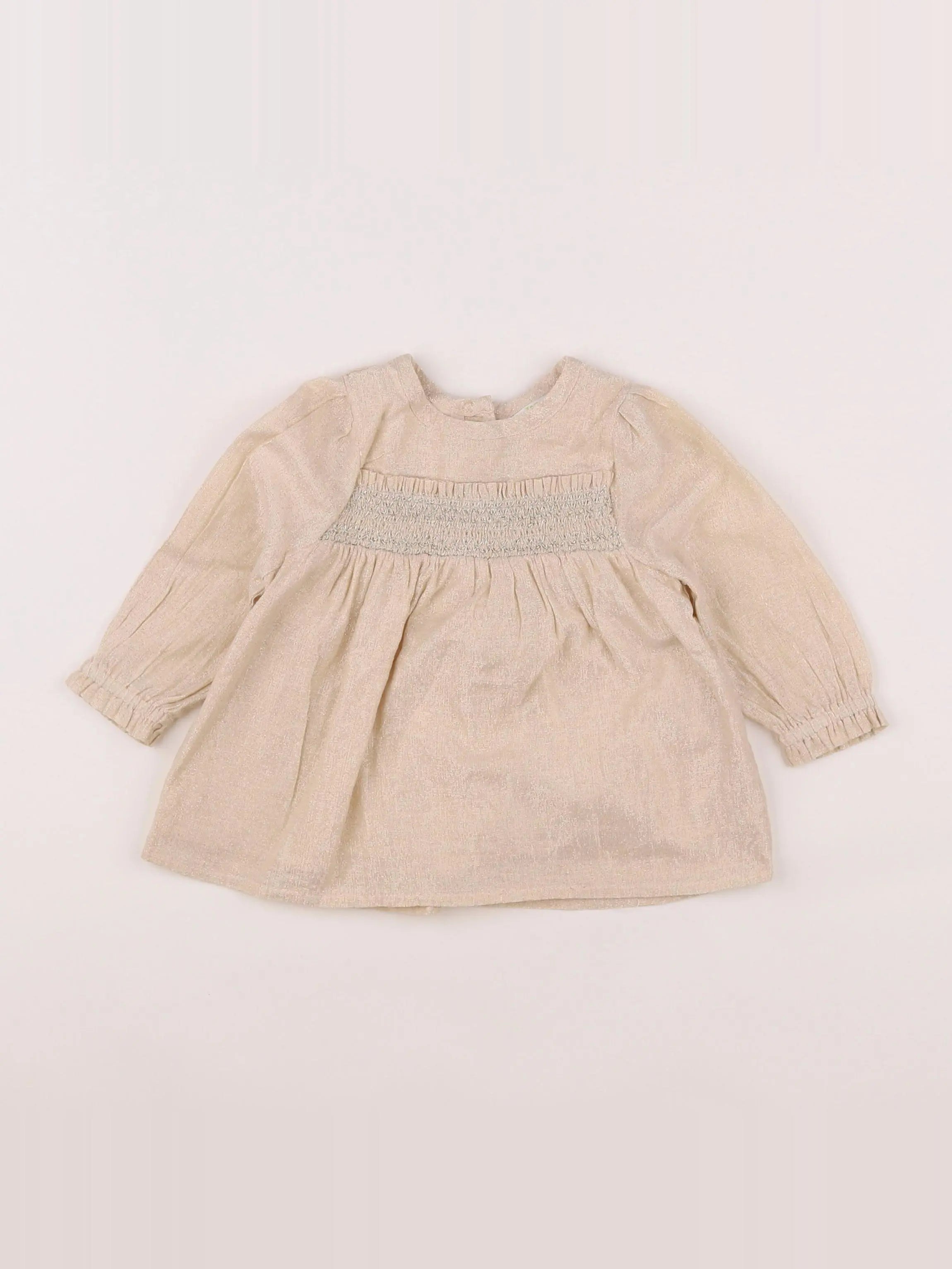 Tape à l'oeil - blouse or - 12 mois