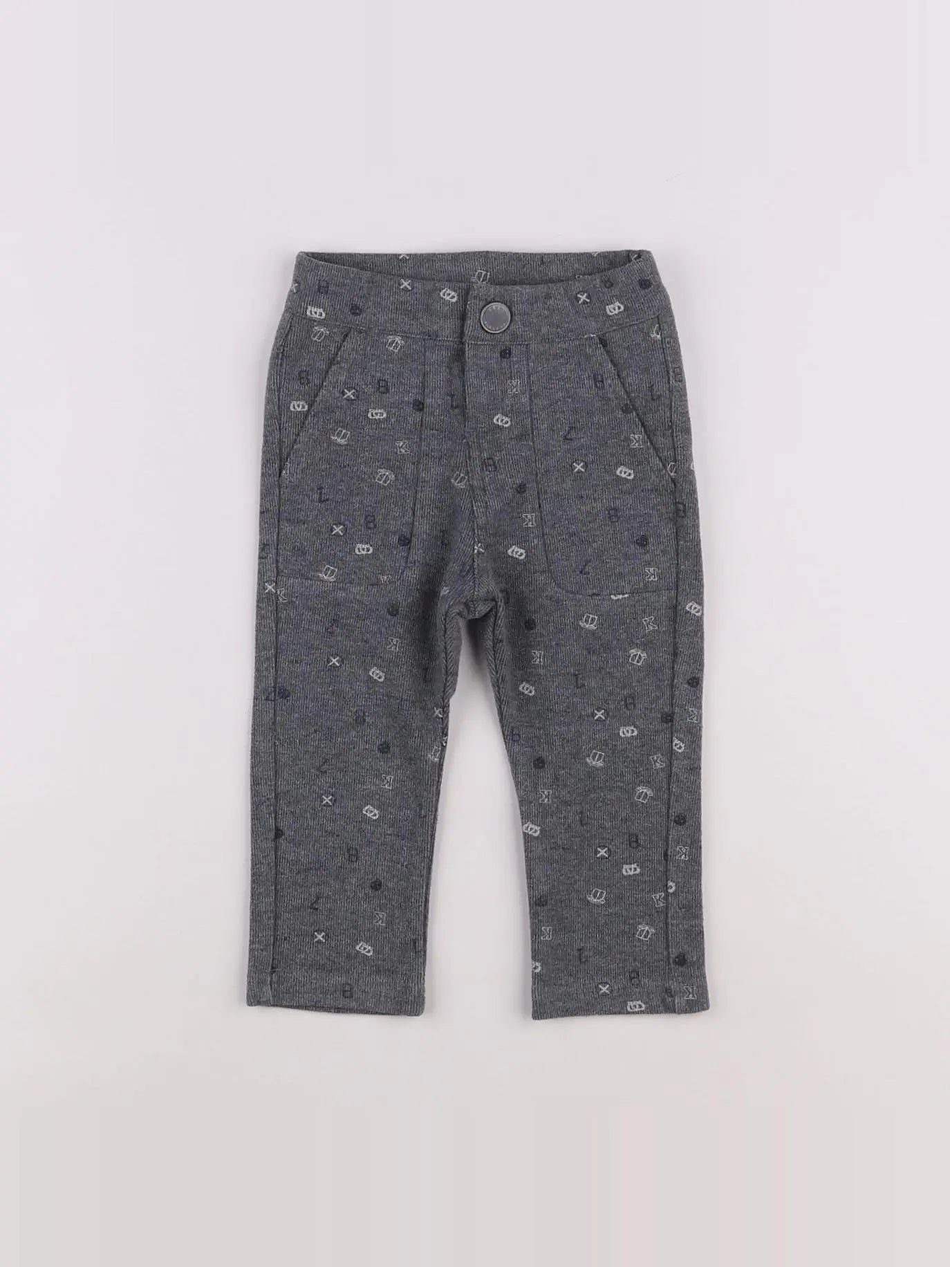 IKKS - pantalon gris - 12 mois