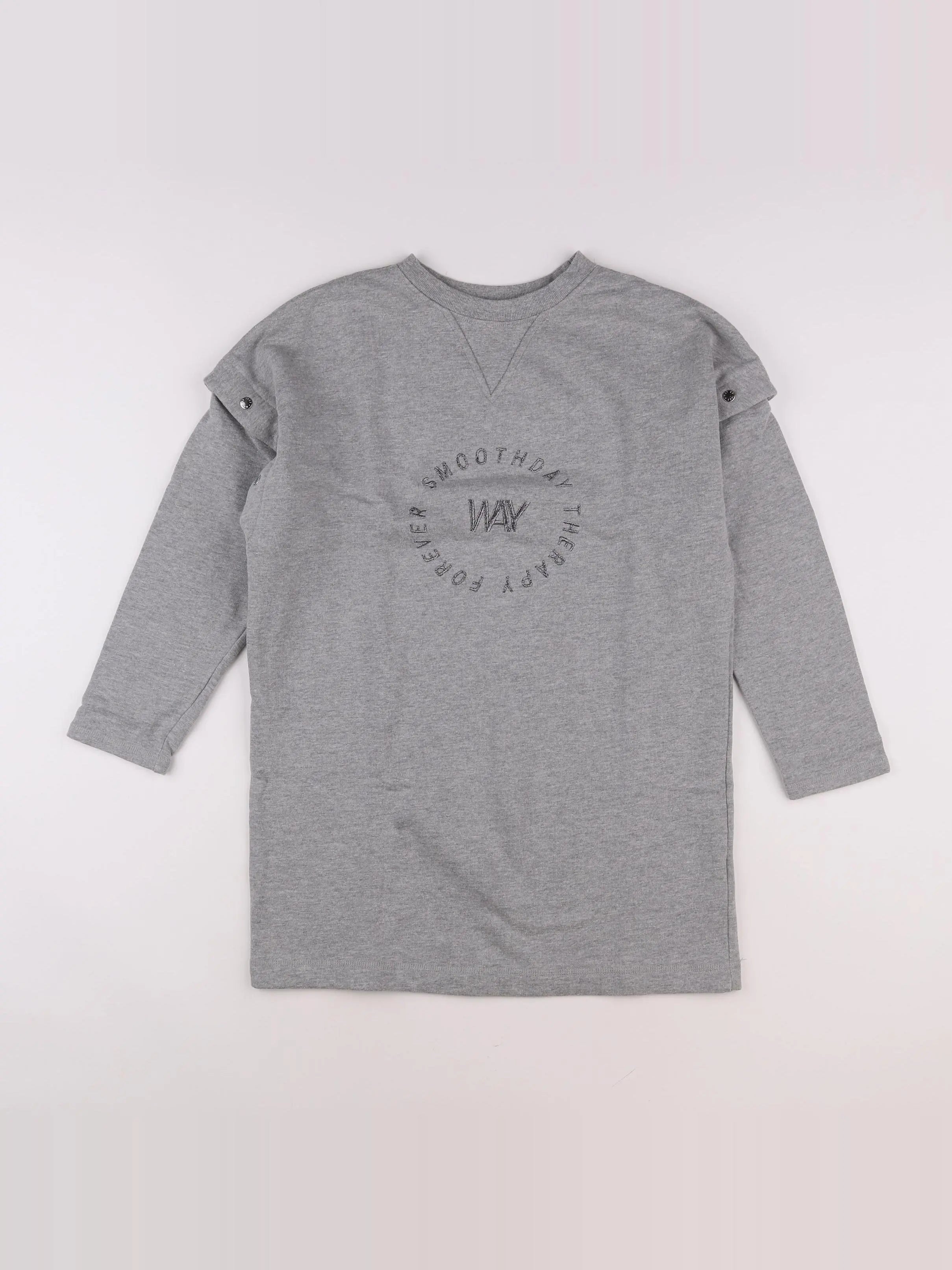IKKS - robe gris - 12 ans