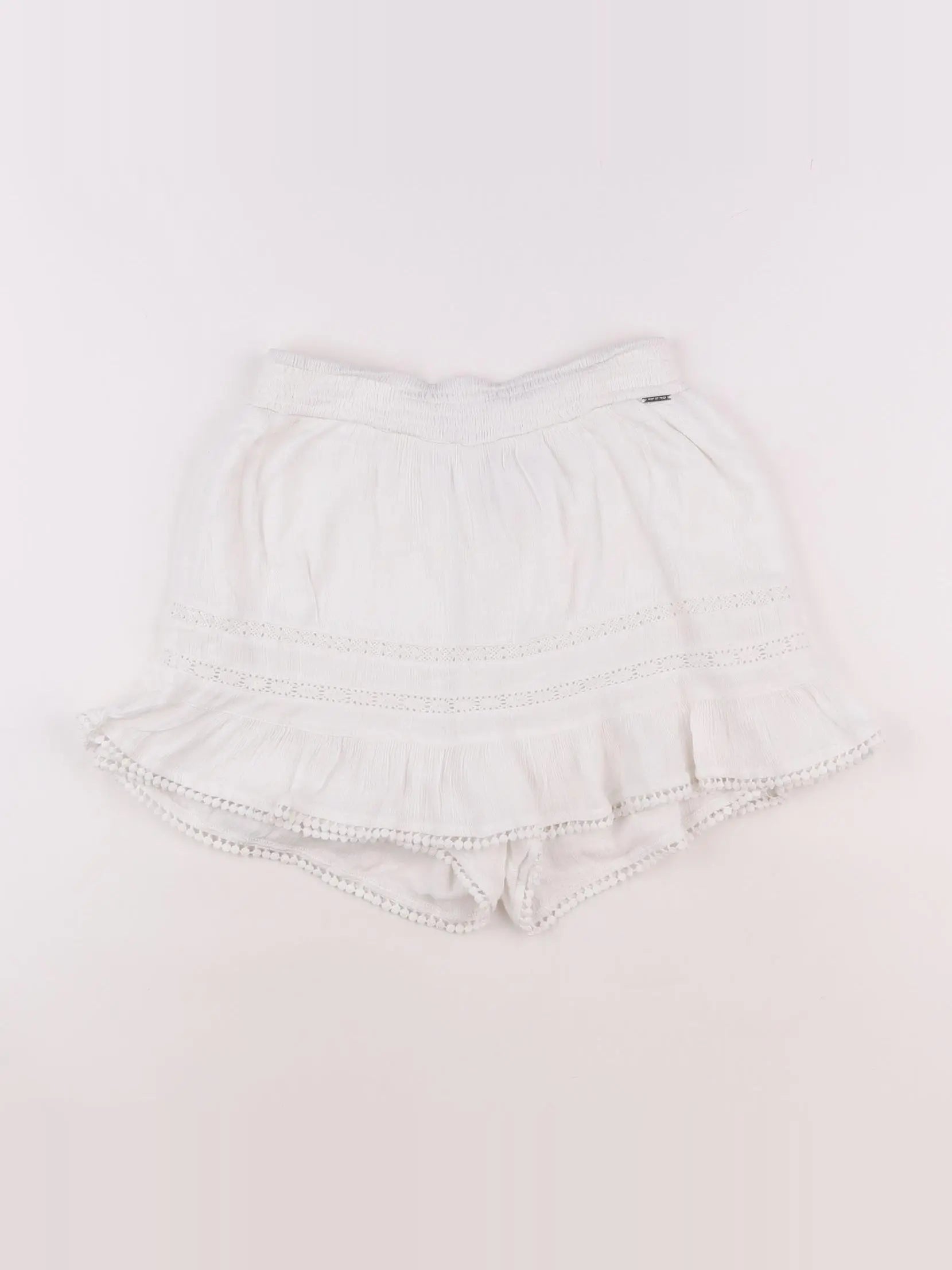 IKKS - jupe short blanc - 10 ans