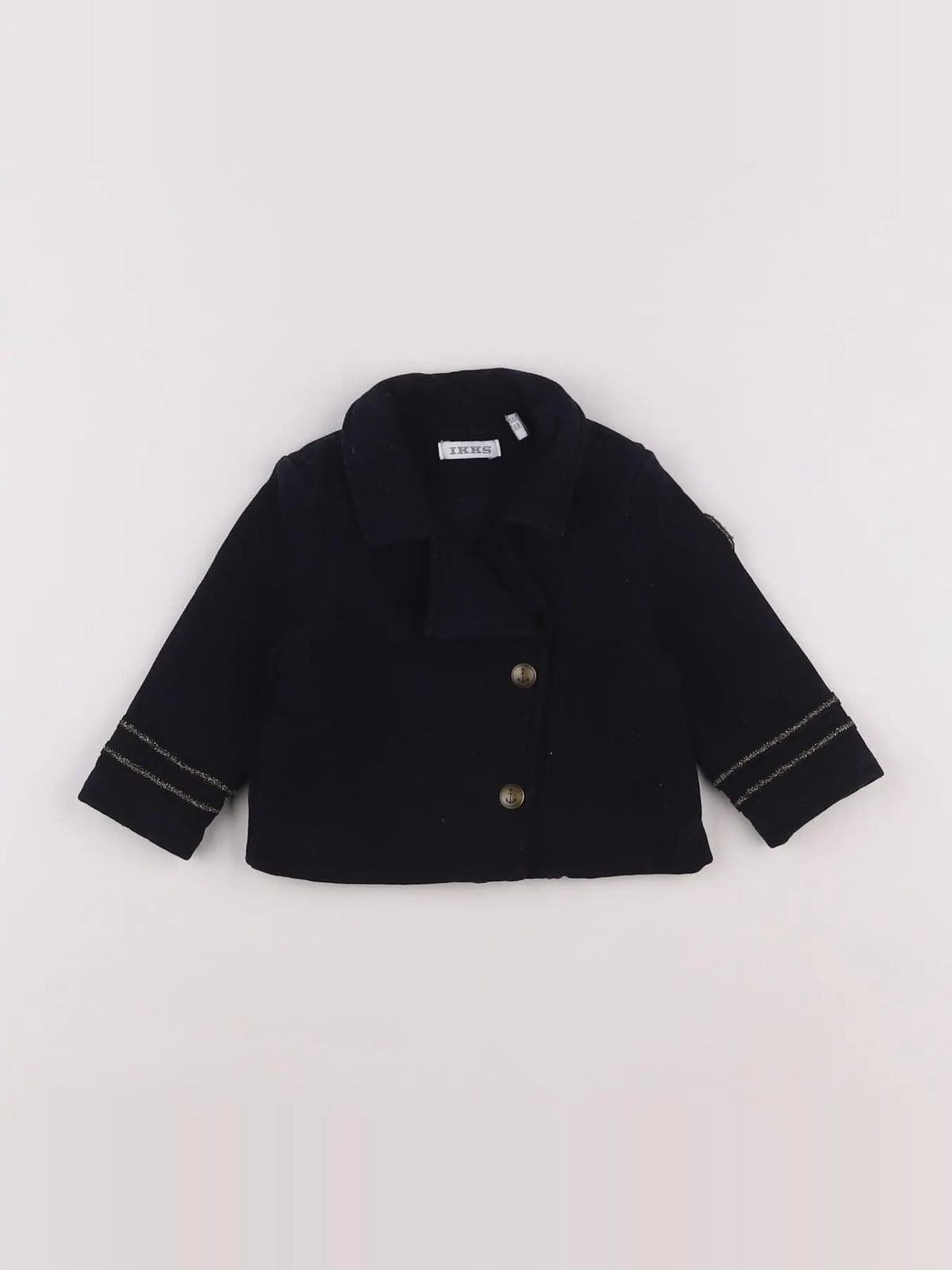 IKKS - veste bleu - 6 mois