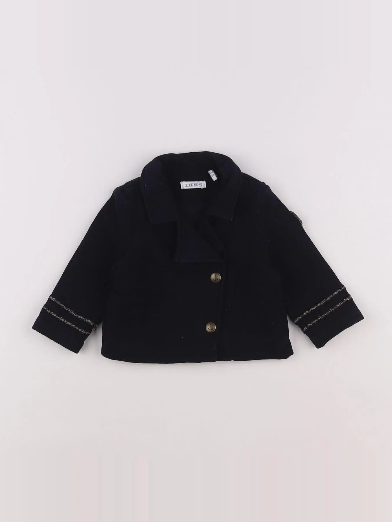 IKKS - veste bleu - 6 mois