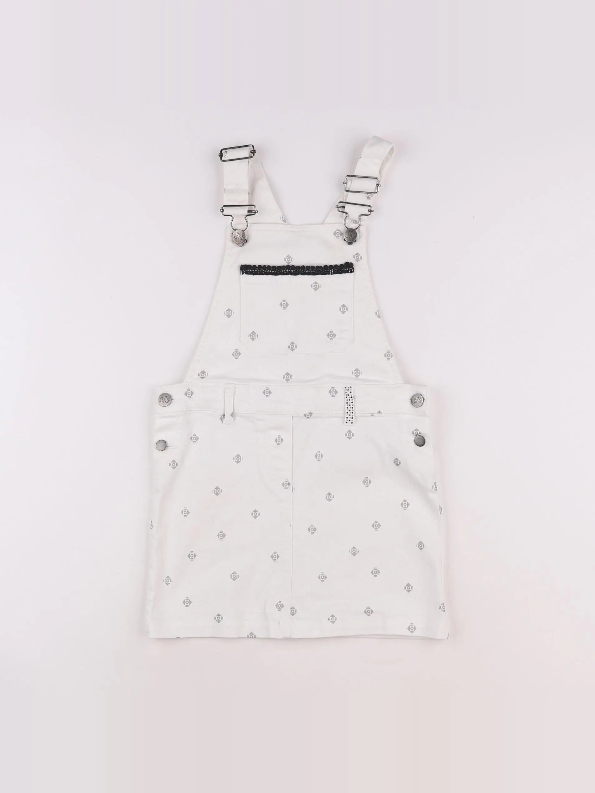 IKKS - robe blanc - 8 ans