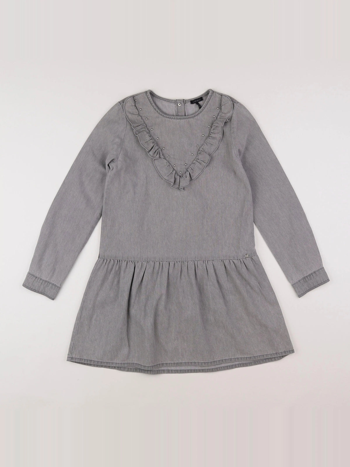 IKKS - robe gris - 10 ans