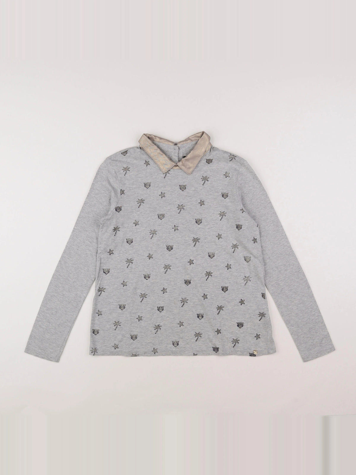 IKKS - tee-shirt gris - 12 ans