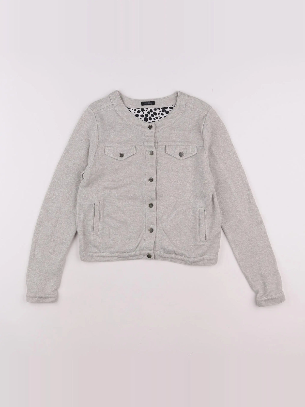 IKKS - veste gris - 10 ans