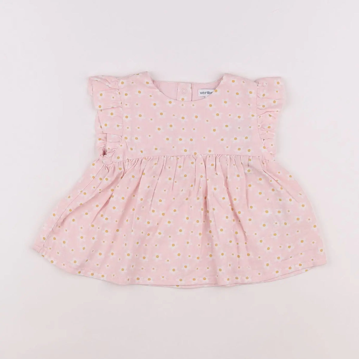 Vertbaudet - blouse rose - 12 mois
