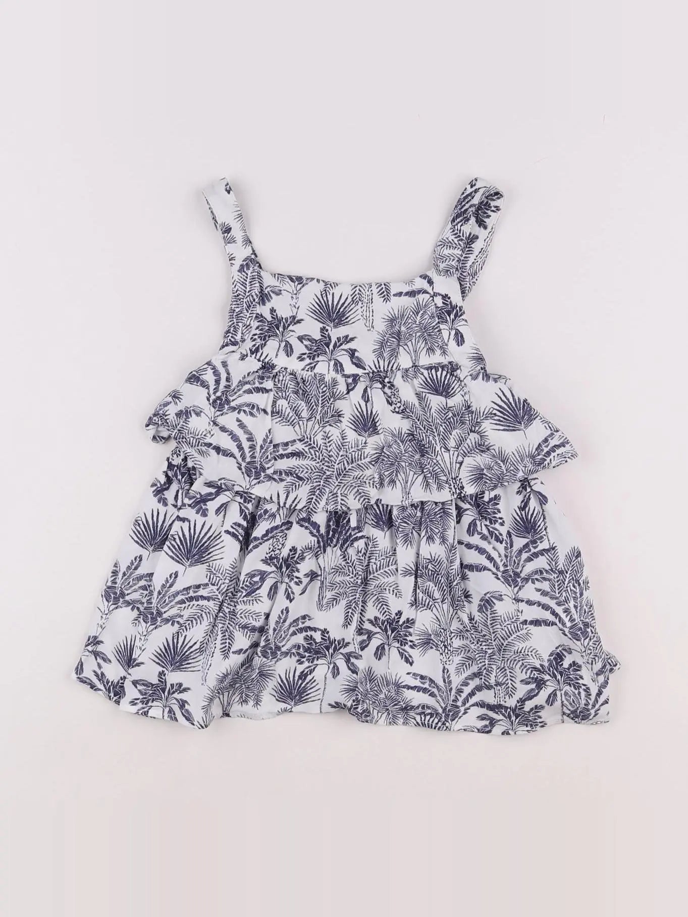 IKKS - blouse bleu, blanc - 6 ans