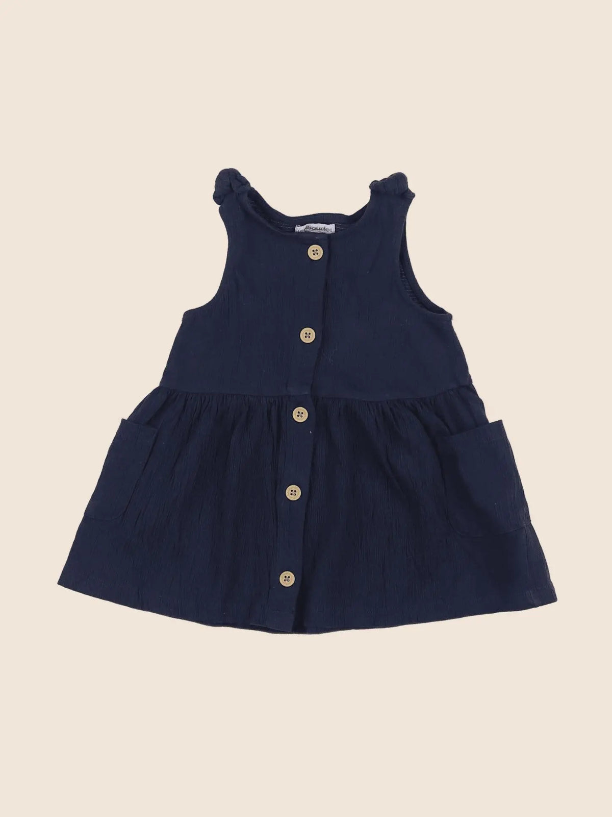 Vertbaudet - robe bleu - 18 mois