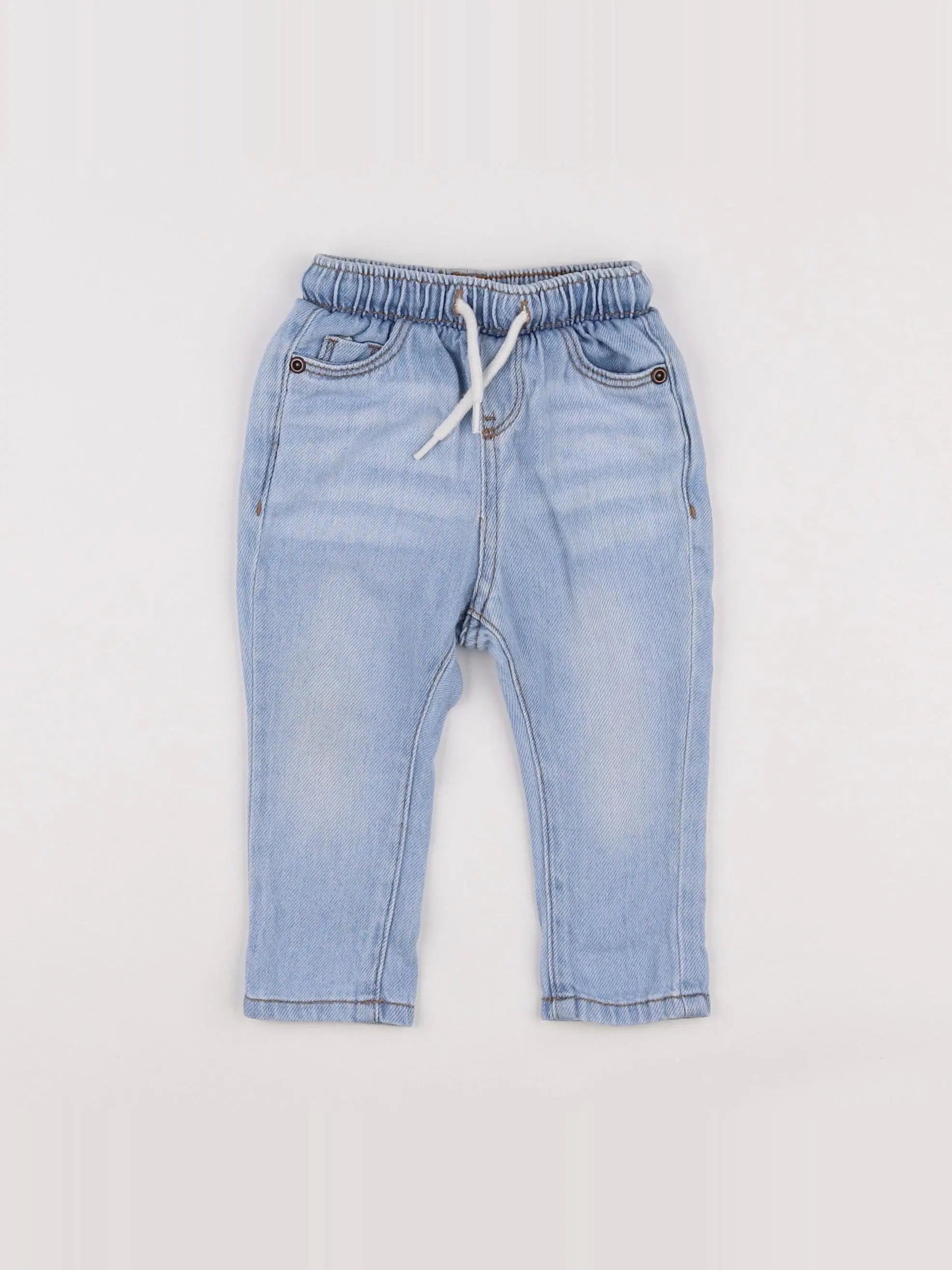 Vertbaudet - jean bleu - 9 mois