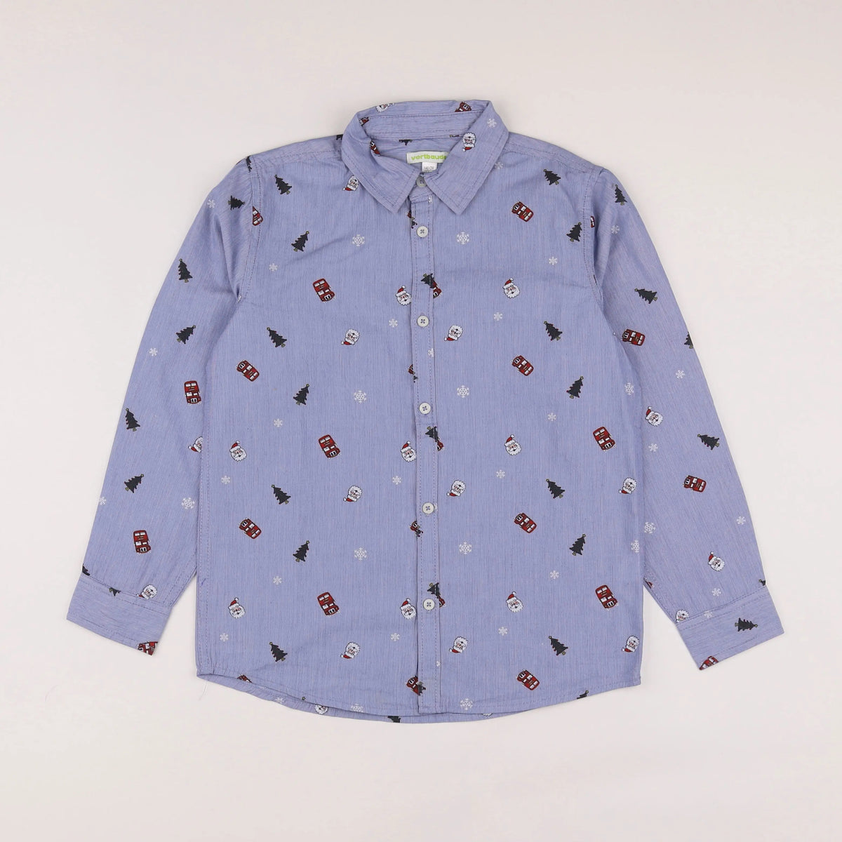 Vertbaudet - chemise bleu - 10 ans