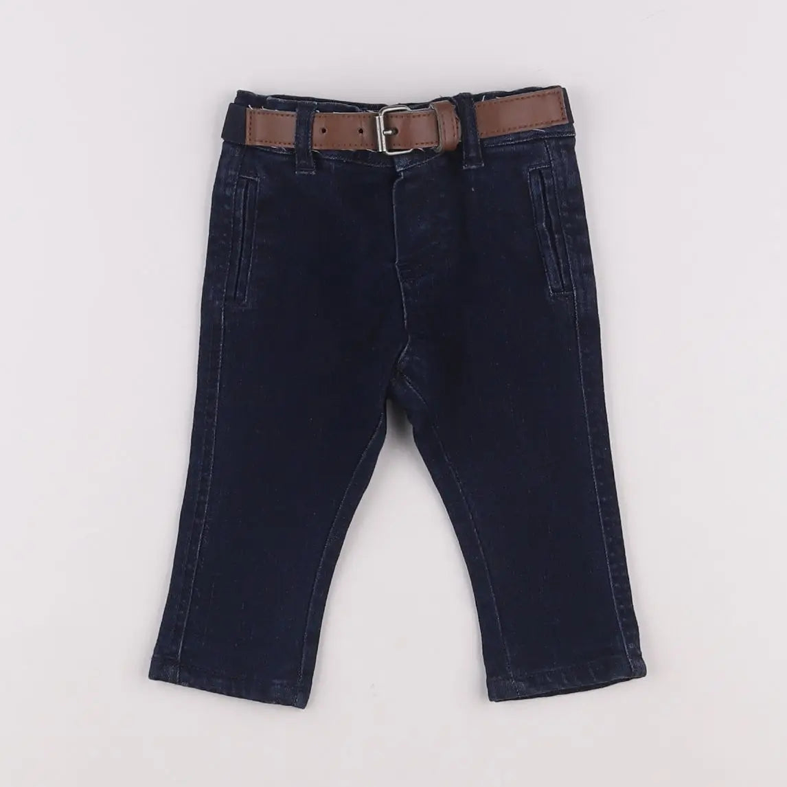 Vertbaudet - jean bleu - 3 mois
