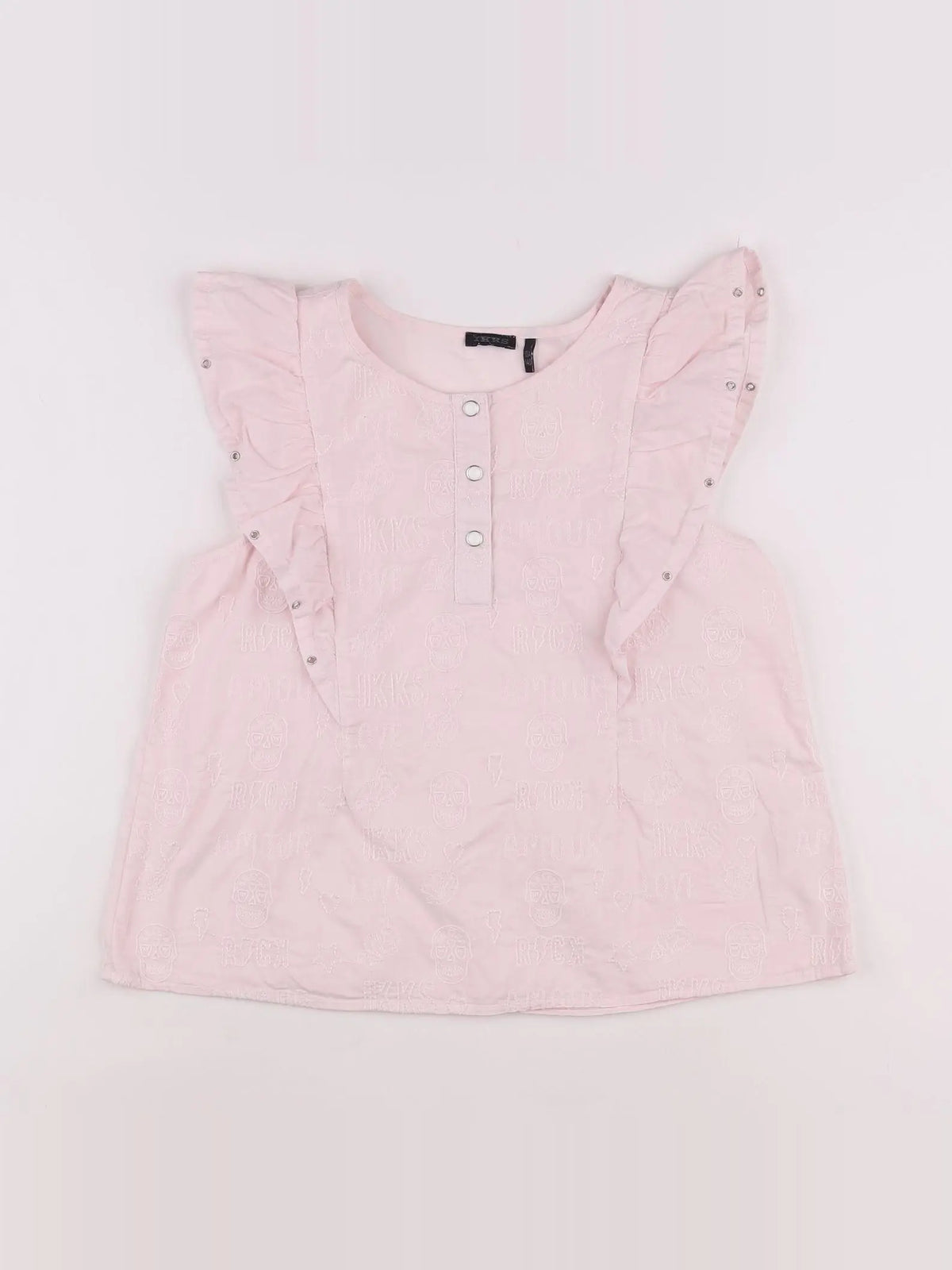 IKKS - blouse rose - 10 ans
