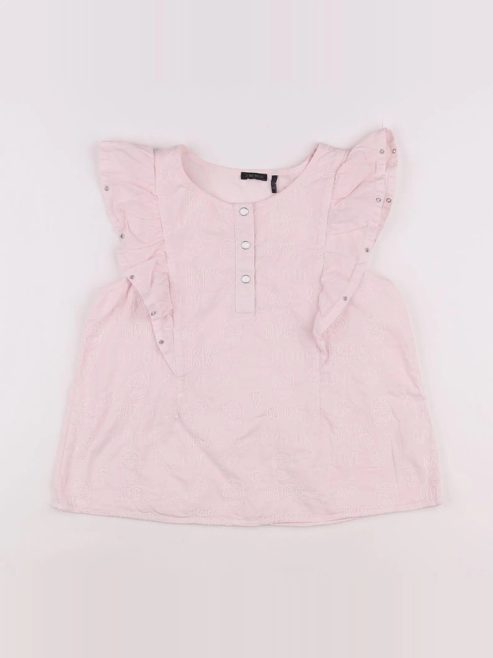 IKKS - blouse rose - 10 ans