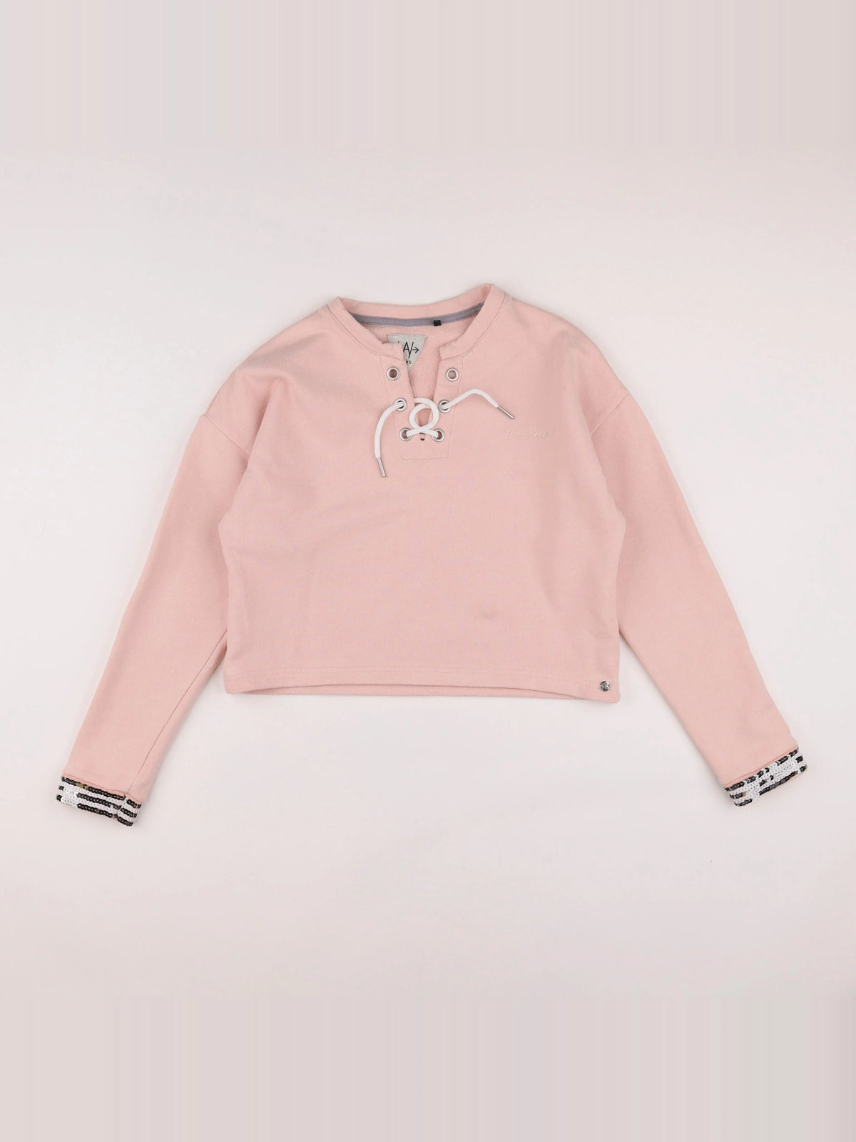 IKKS - sweat rose - 10 ans