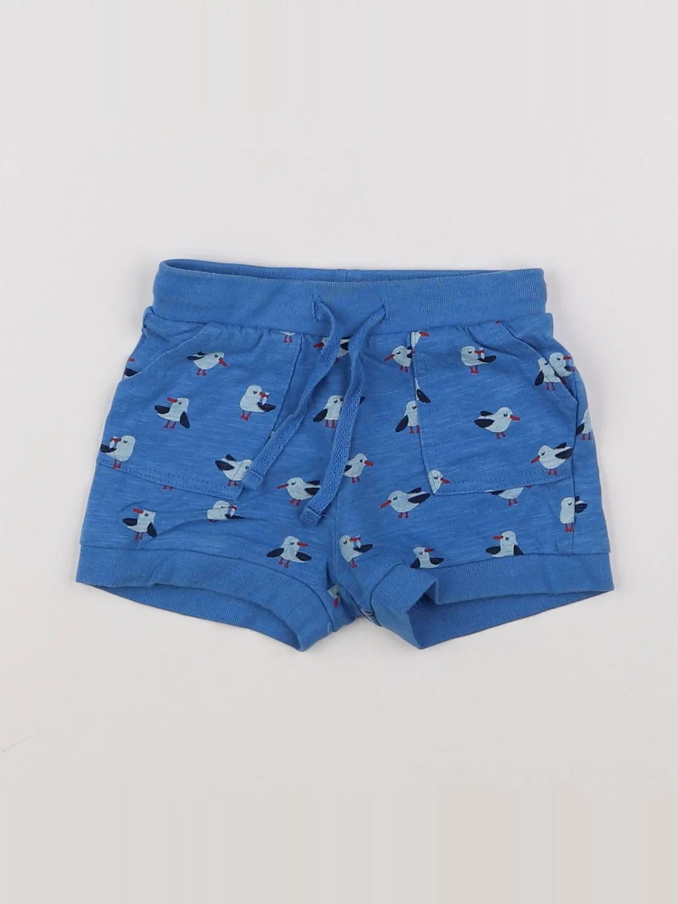 Boutchou - short bleu - 6 mois