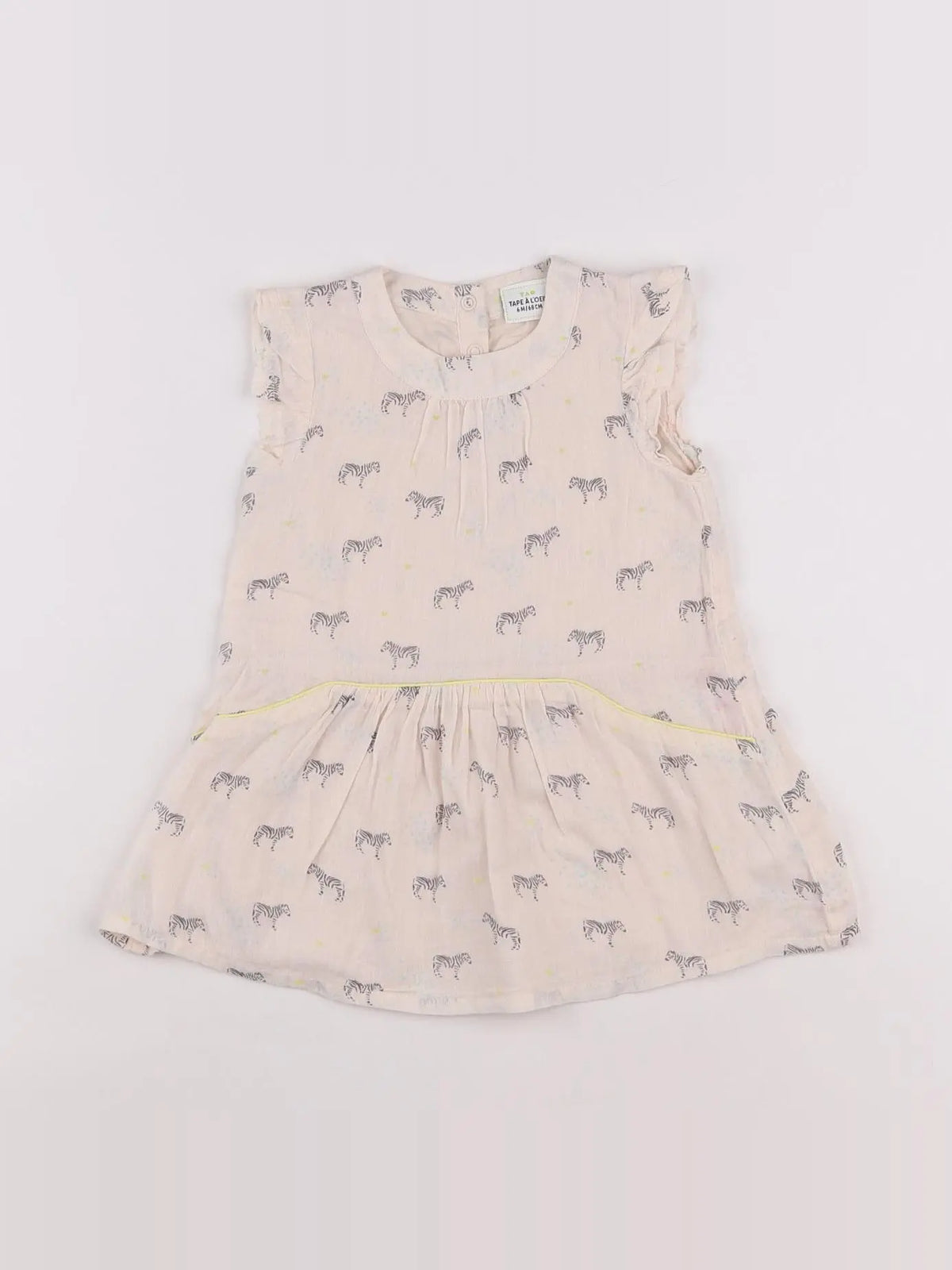 Tape à l'oeil - robe beige - 6 mois