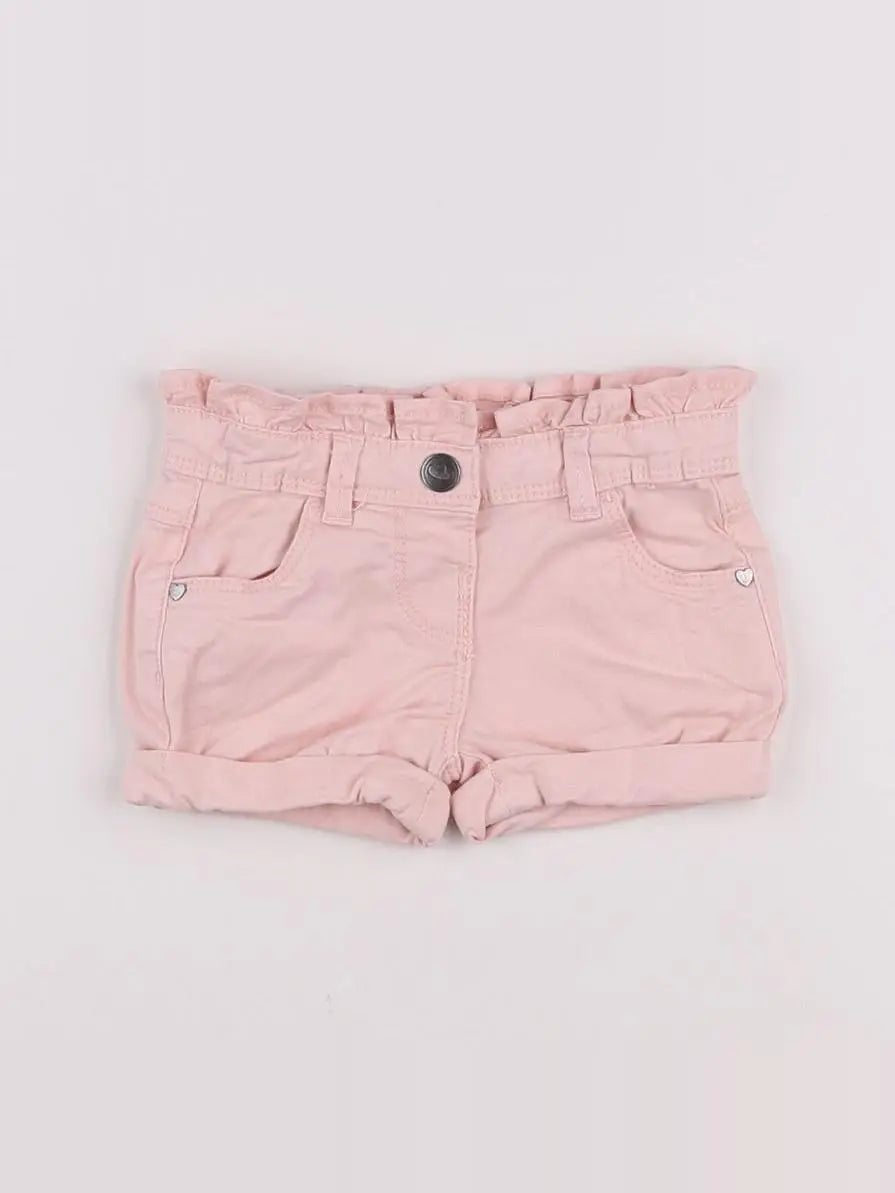 Tape à l'oeil - short rose - 6 mois