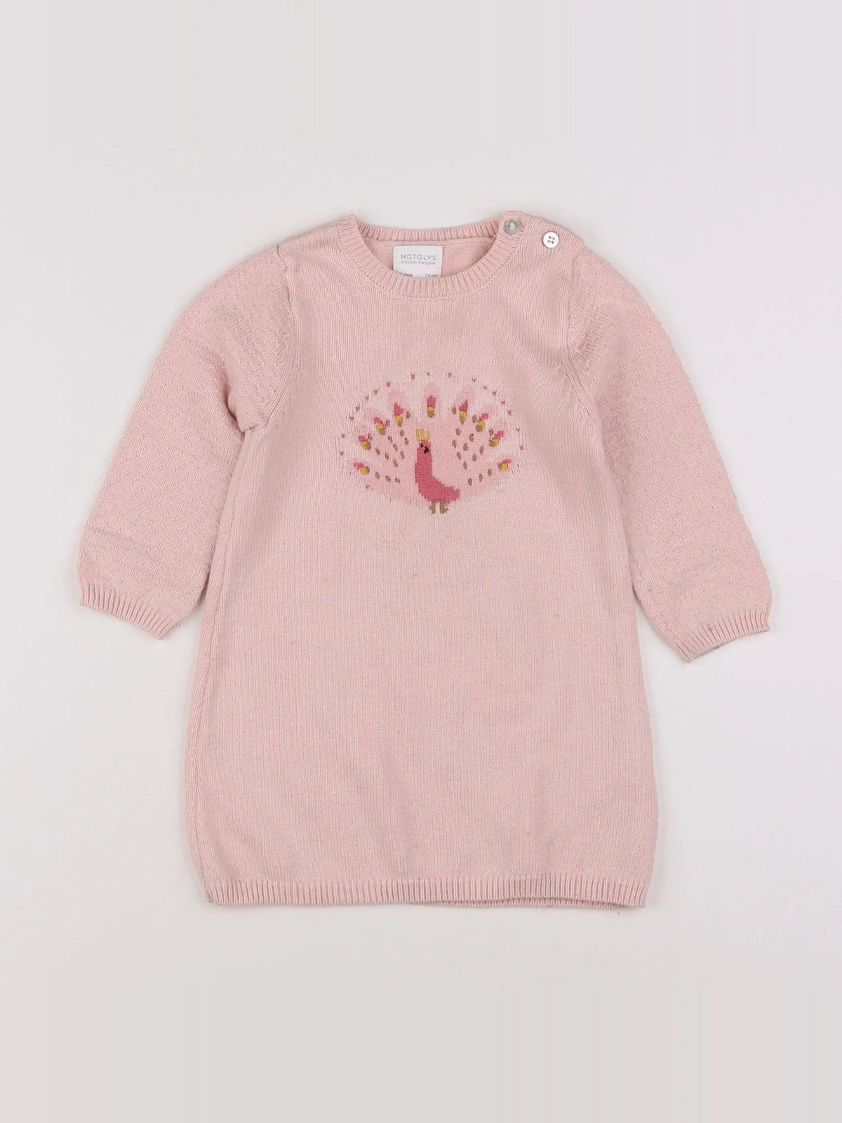 Natalys - robe rose - 12 mois