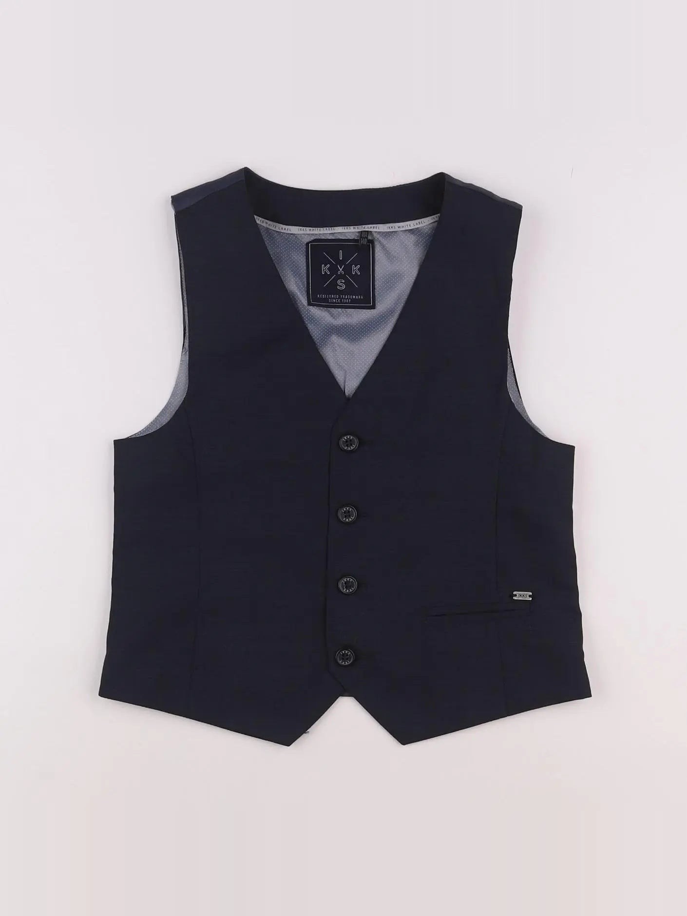 IKKS - gilet bleu - 10 ans